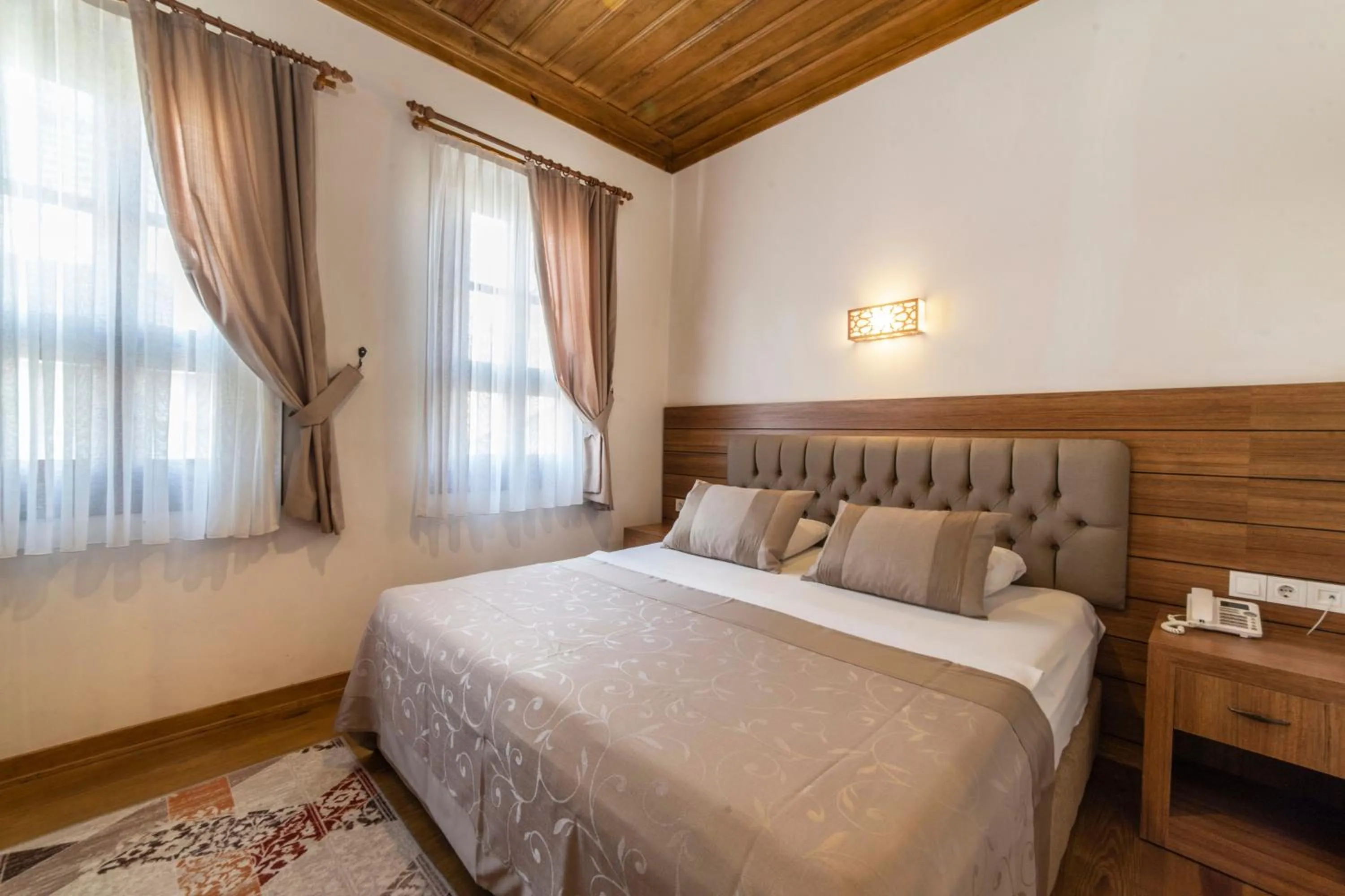 Bed in Armistis Hotel