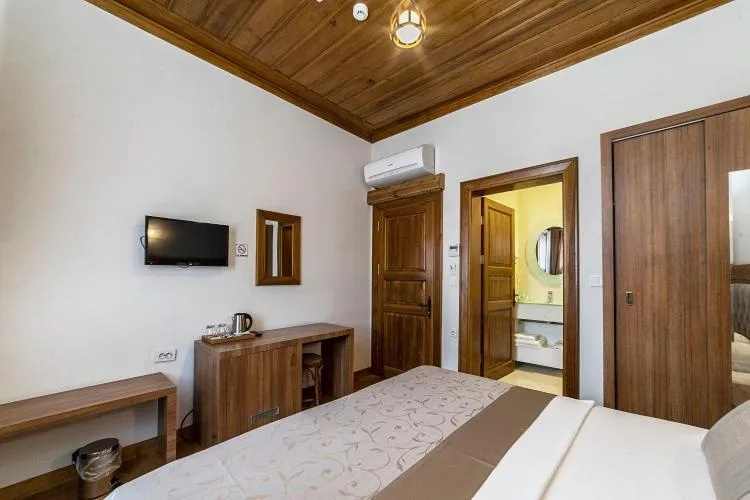 Bed in Armistis Hotel