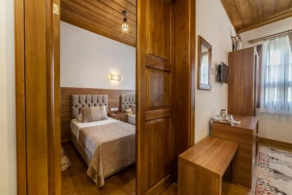 Bed in Armistis Hotel