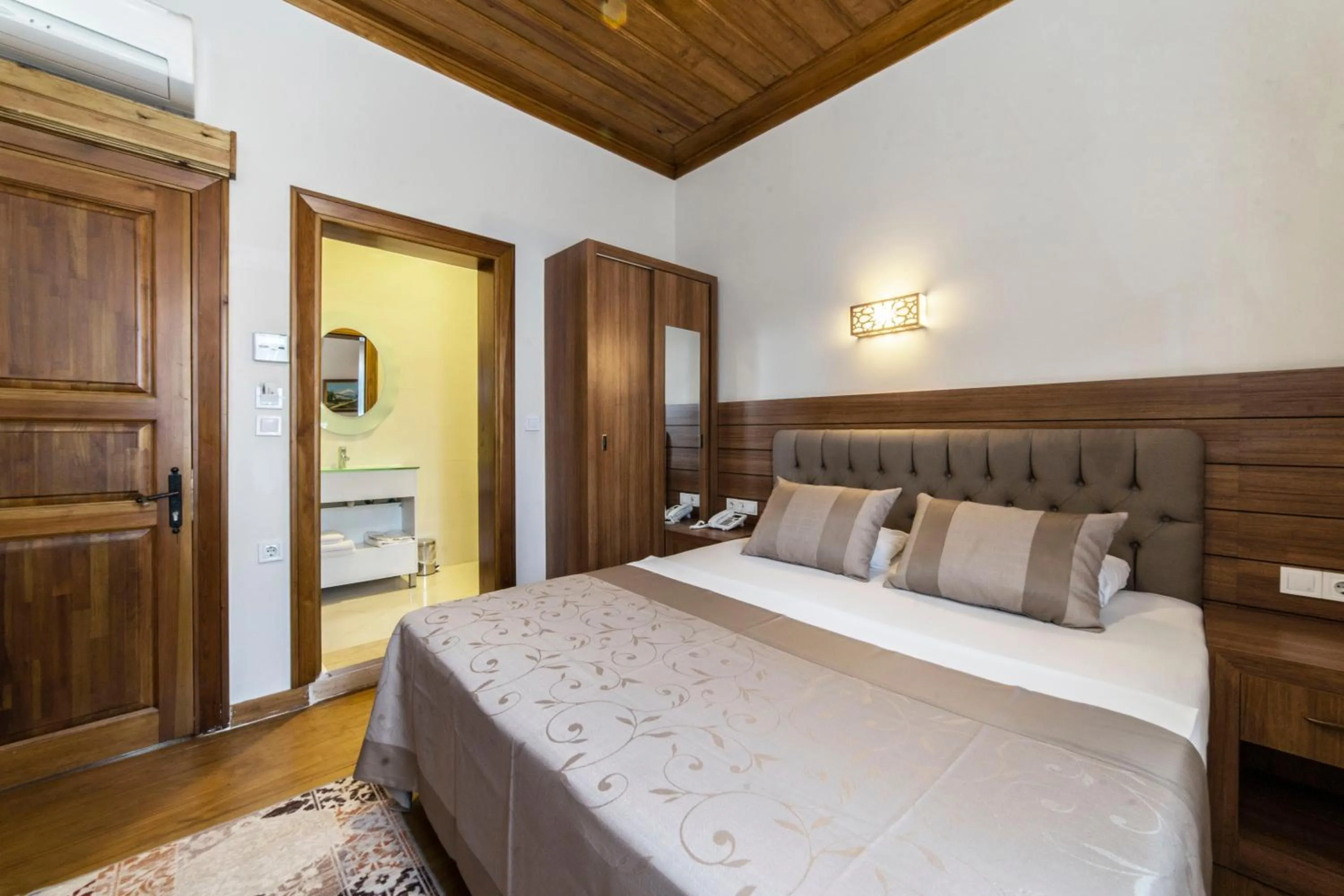 Bed in Armistis Hotel