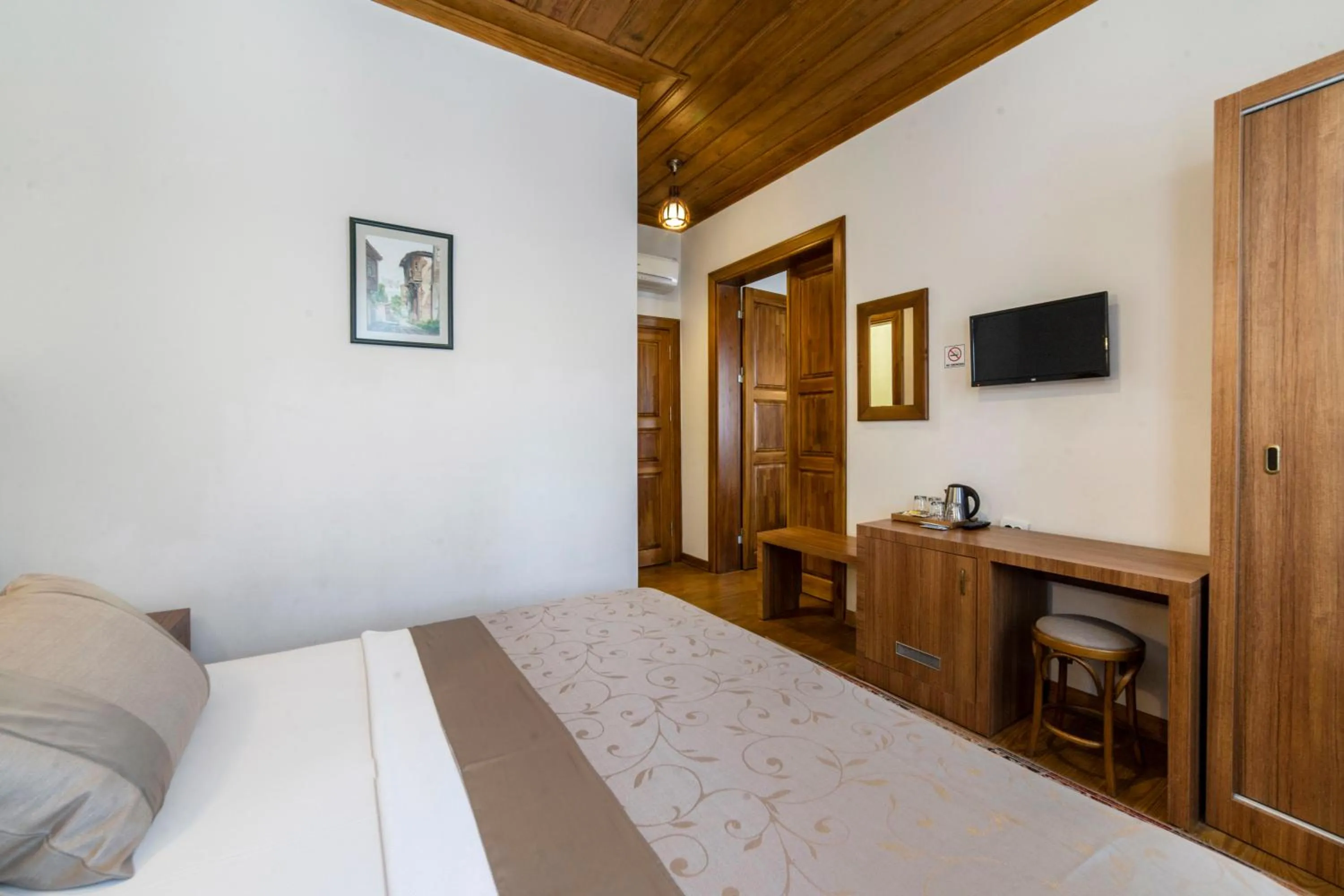 Bed in Armistis Hotel