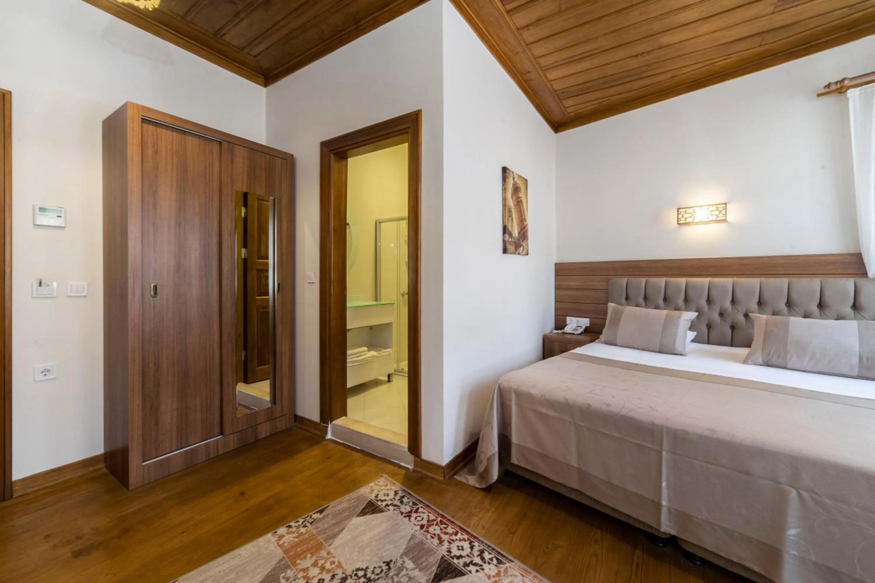 Bed in Armistis Hotel