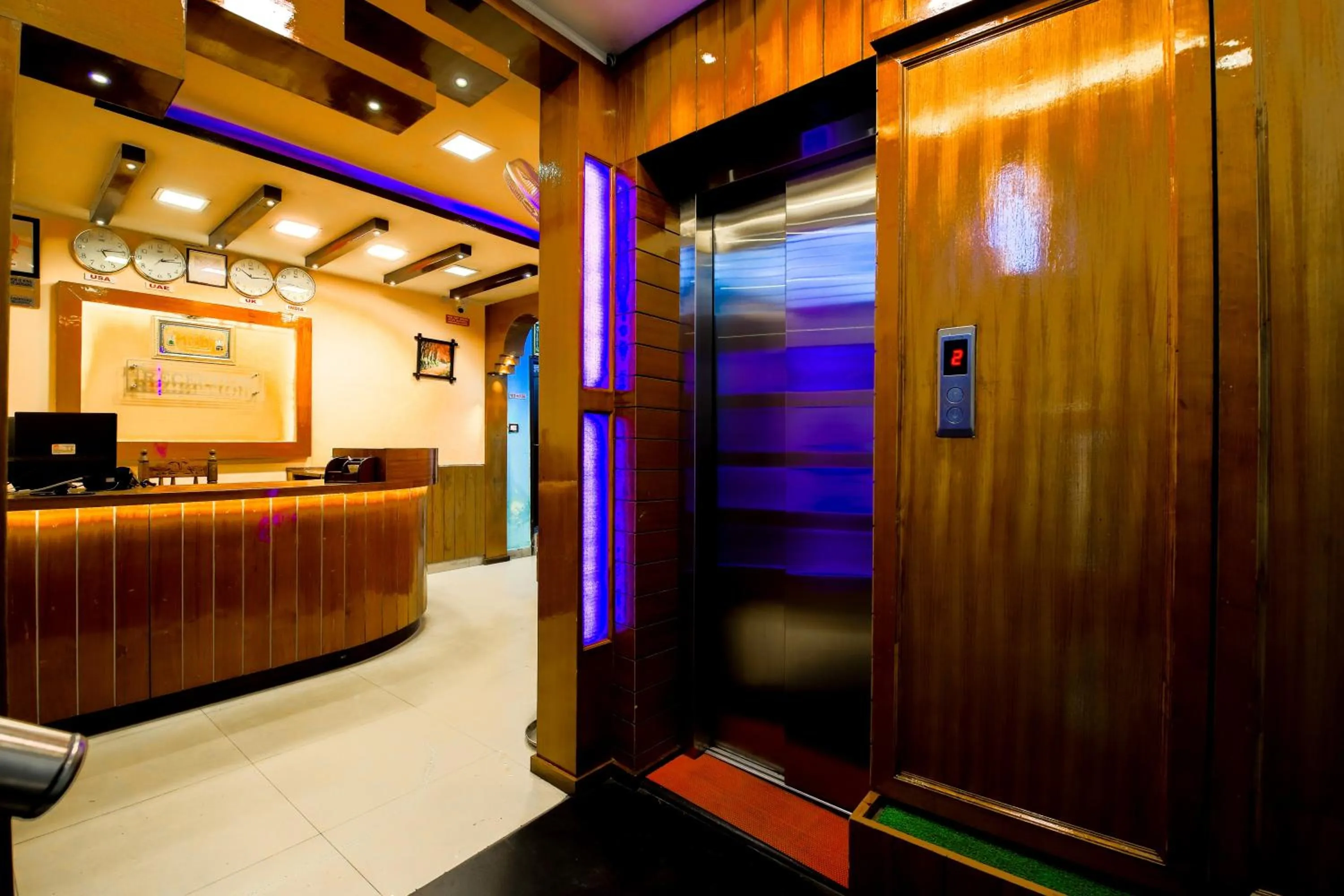 Living room, Bed in Lusia Inn