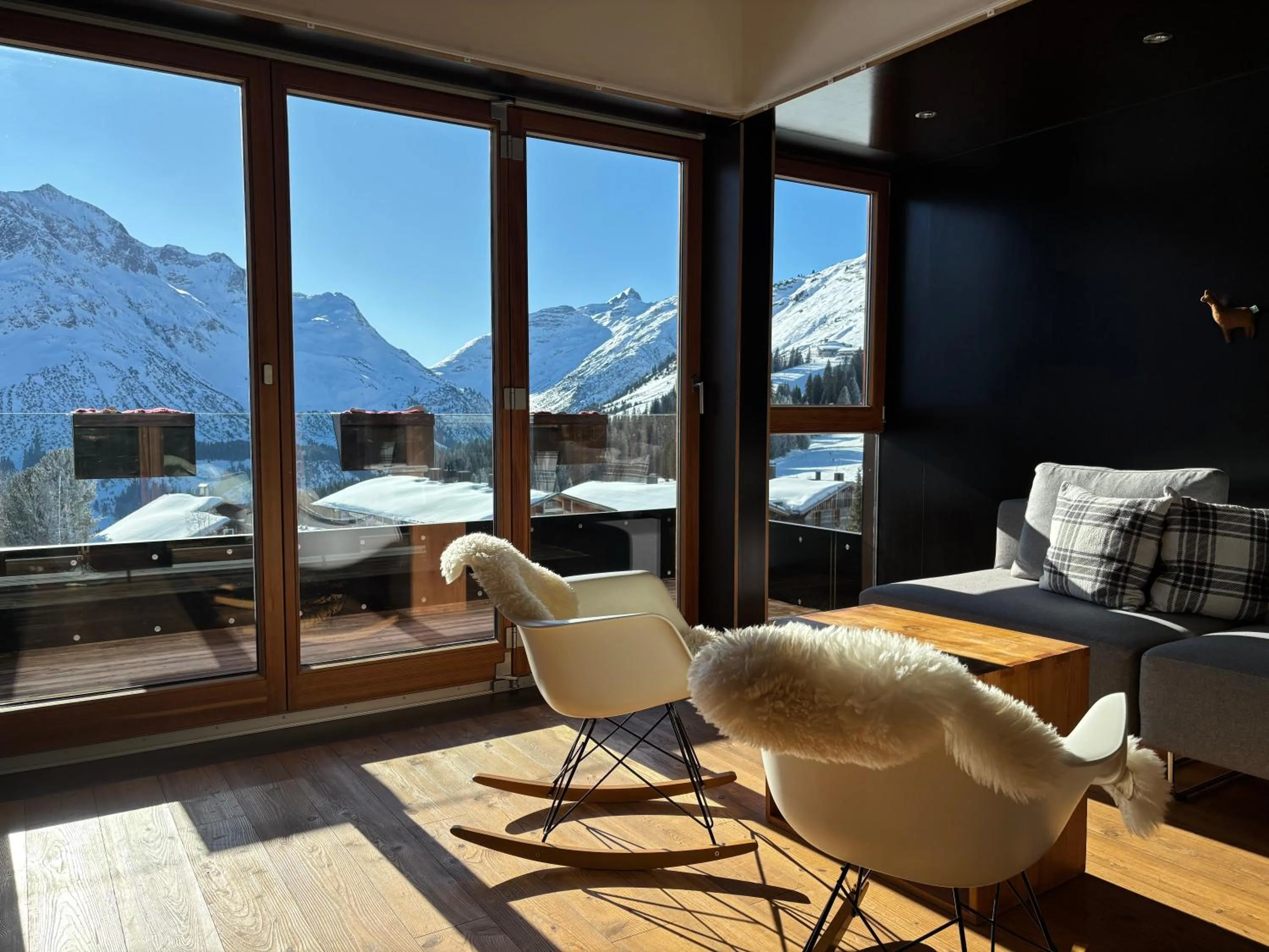 Mountain view in LAMA Appartement