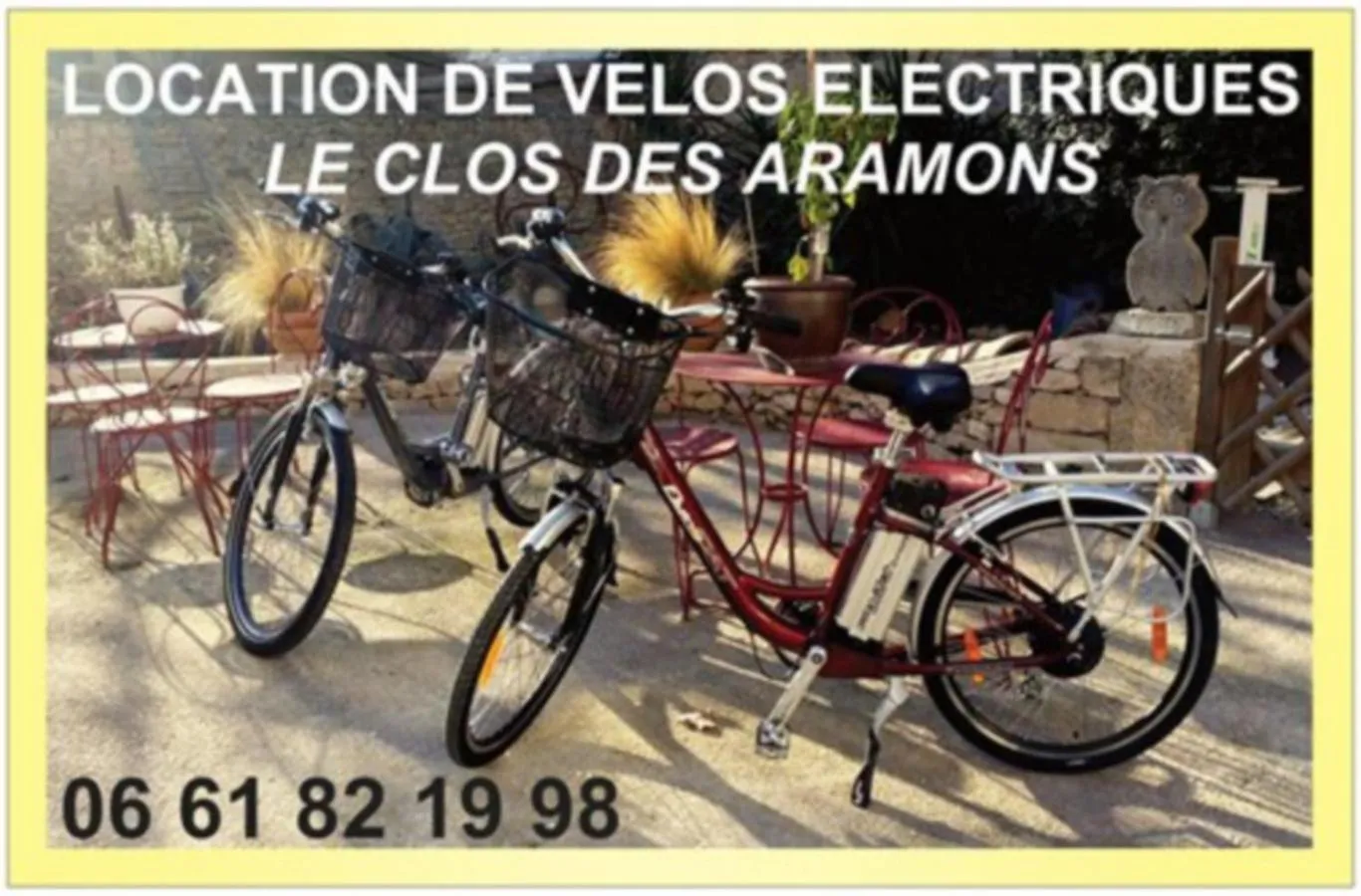 Cycling in Le Clos des Aramons
