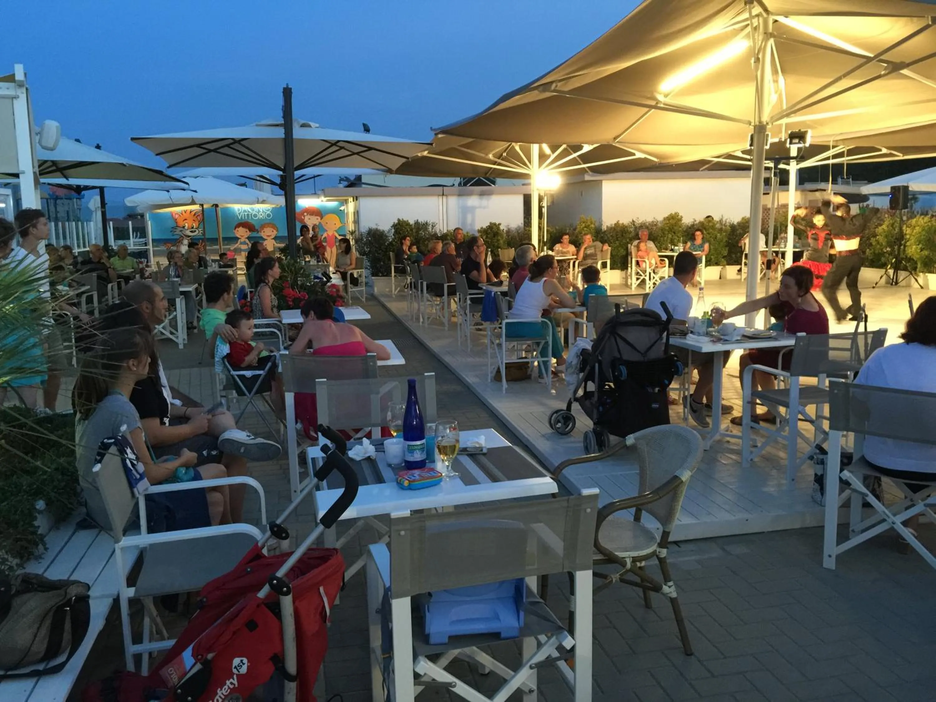 Beach in Pinetina Mare Baby Family Hotel