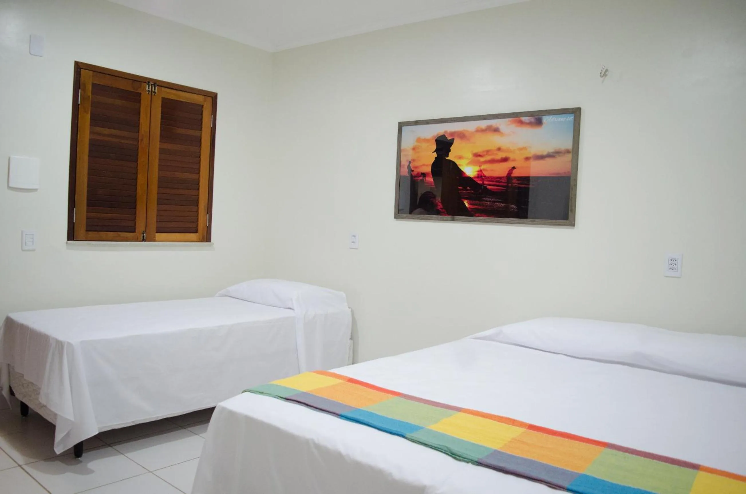 Bed in Pousada Vila Tutóia