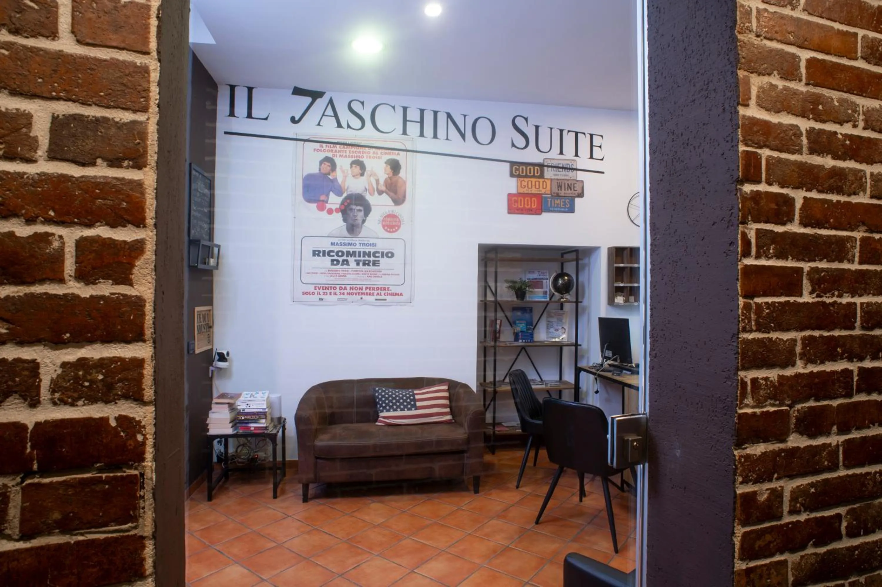 Lobby or reception in Il Taschino Suite