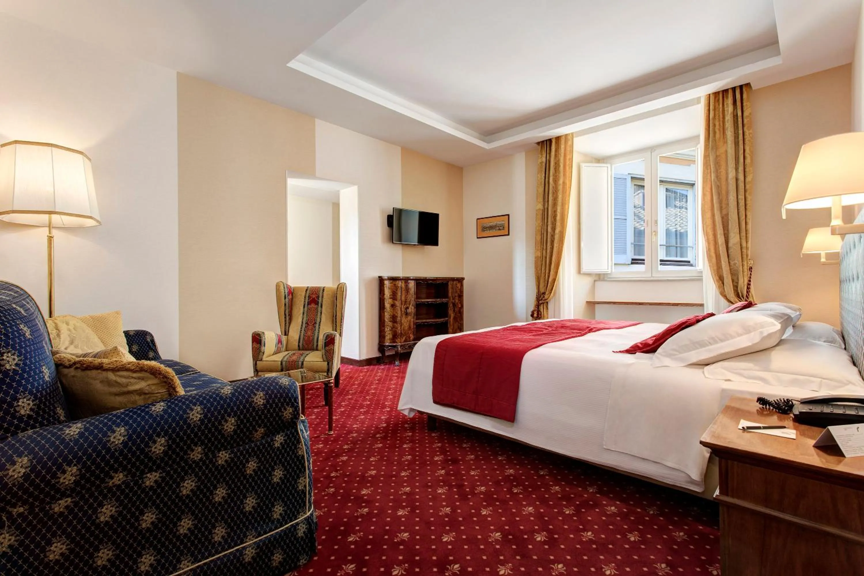 Living room, Bed in Hotel Nazionale