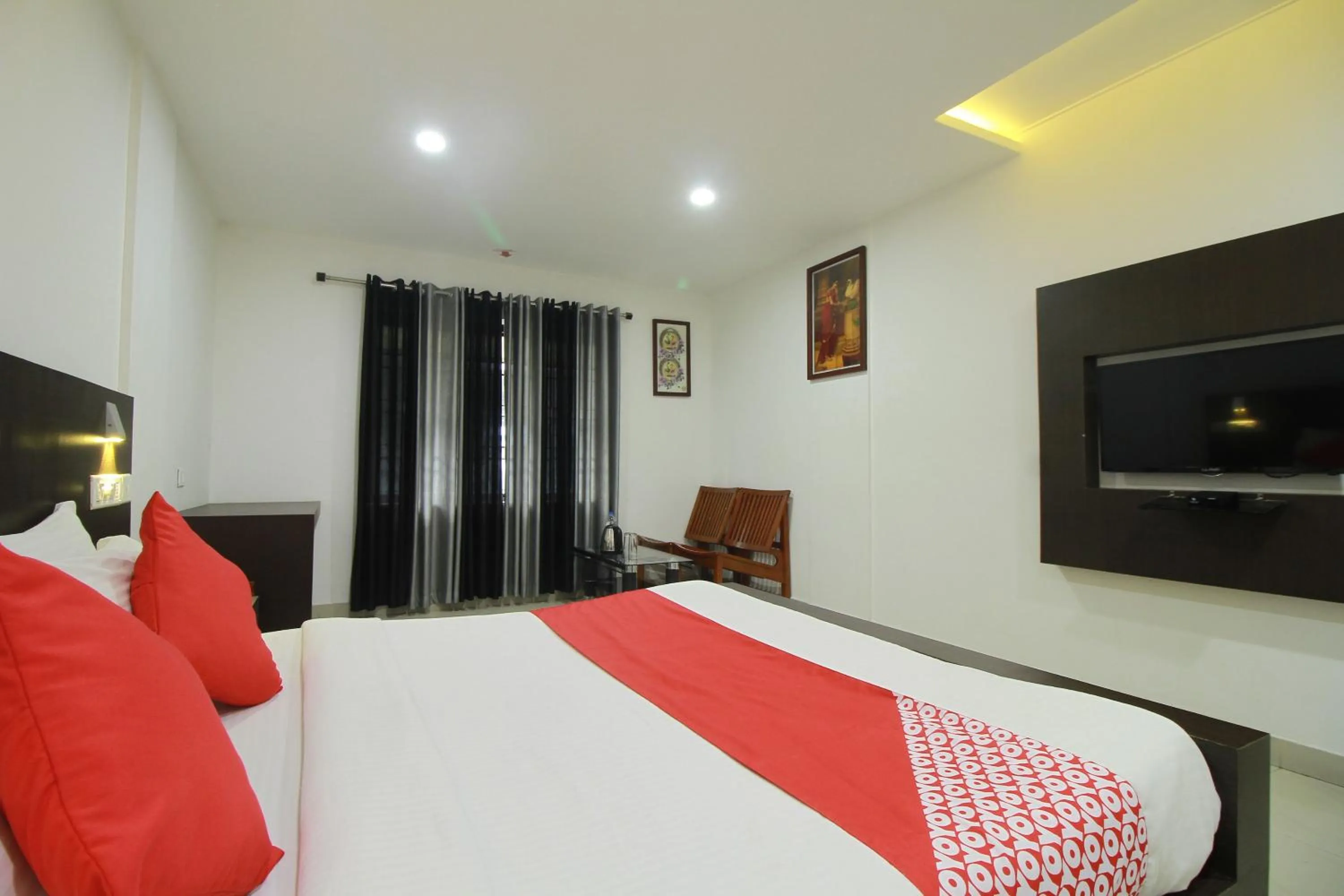 Bed in Half Moon Residency Calicut