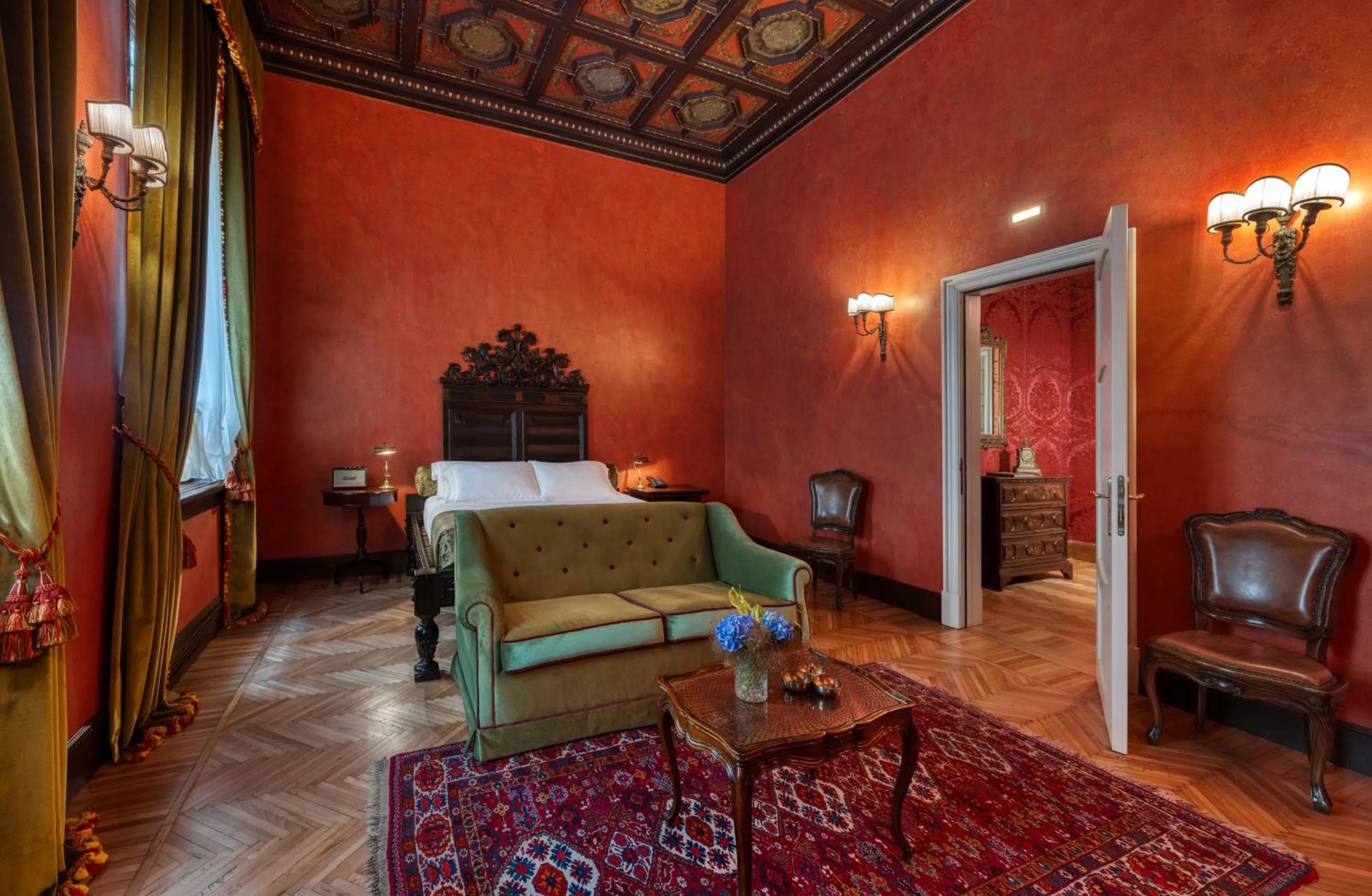 Bed in Hotel Locarno