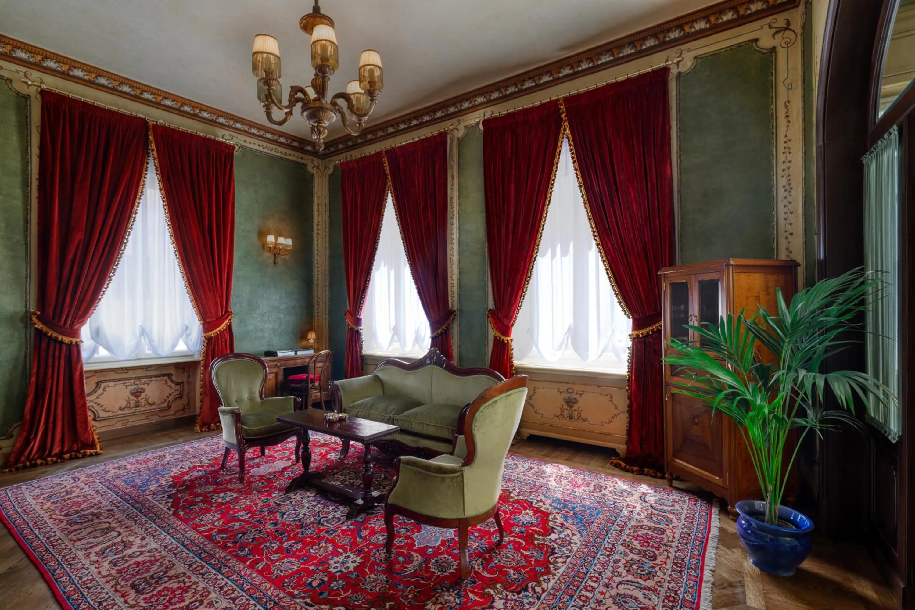 Living room in Hotel Locarno