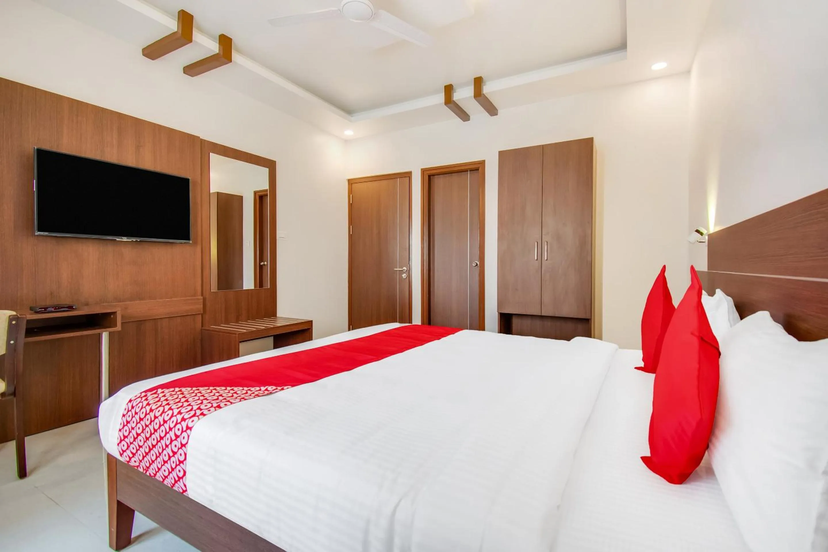 Bedroom, Bed in Super Hotel O Resida Elite Service Apartments Near Manipal hospital