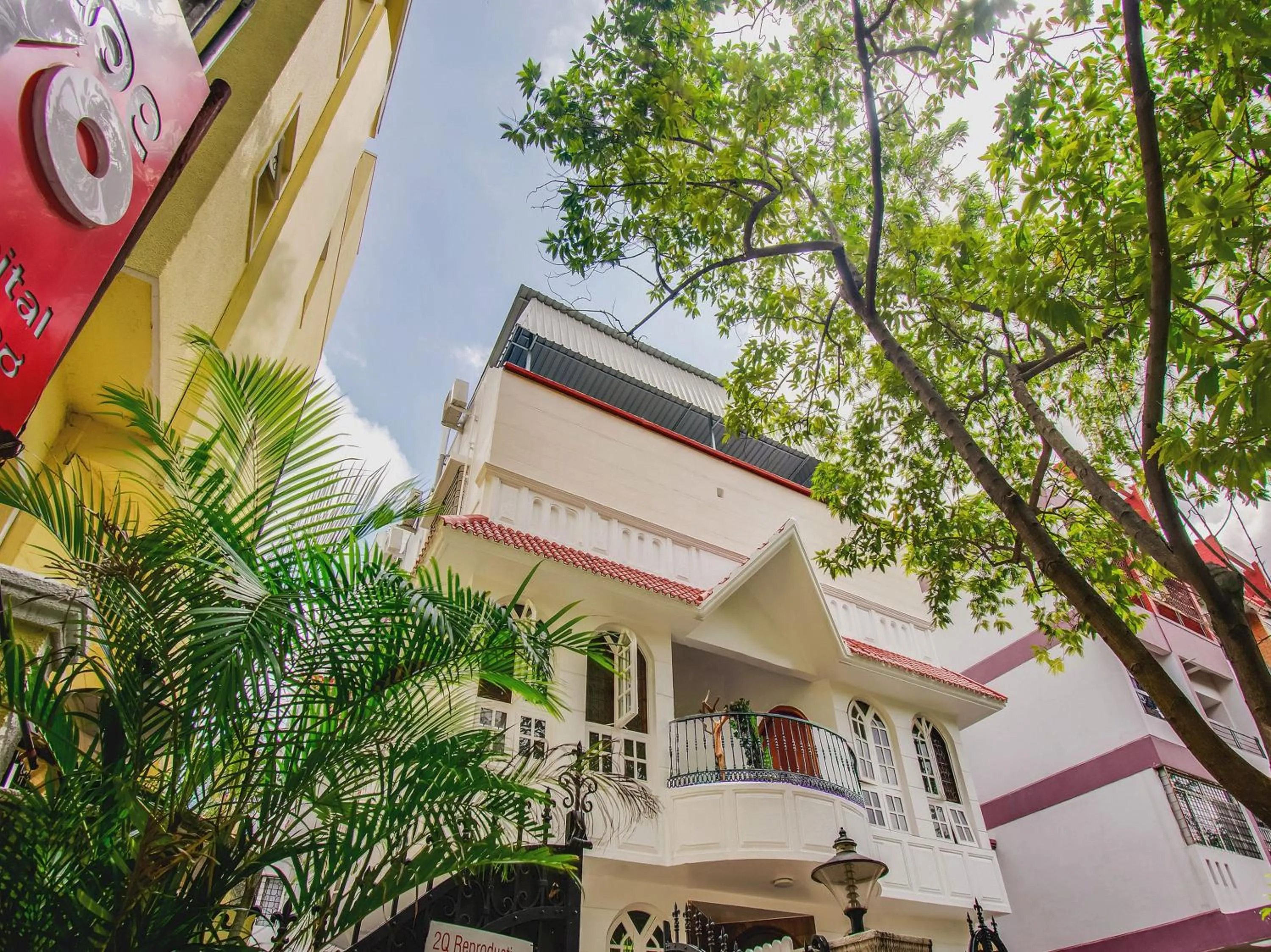 Facade/entrance in Super Hotel O Resida Elite Service Apartments Near Manipal hospital