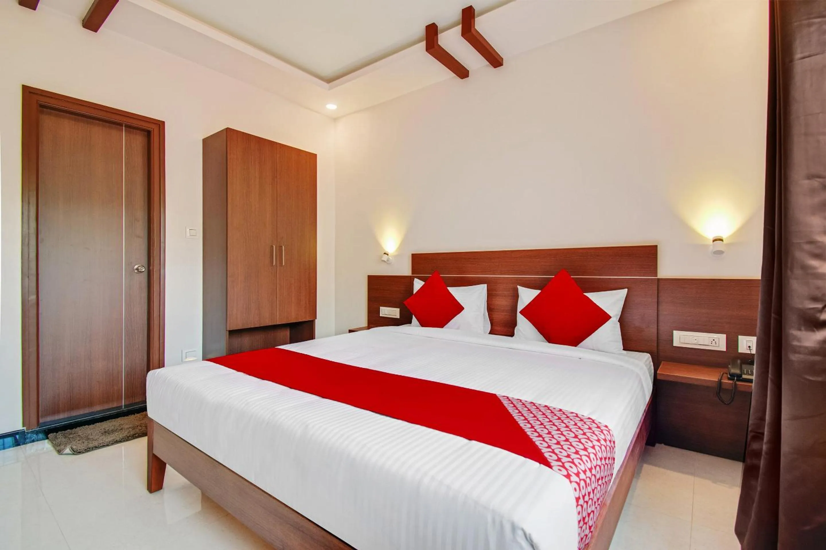 Bedroom, Bed in Super Hotel O Resida Elite Service Apartments Near Manipal hospital