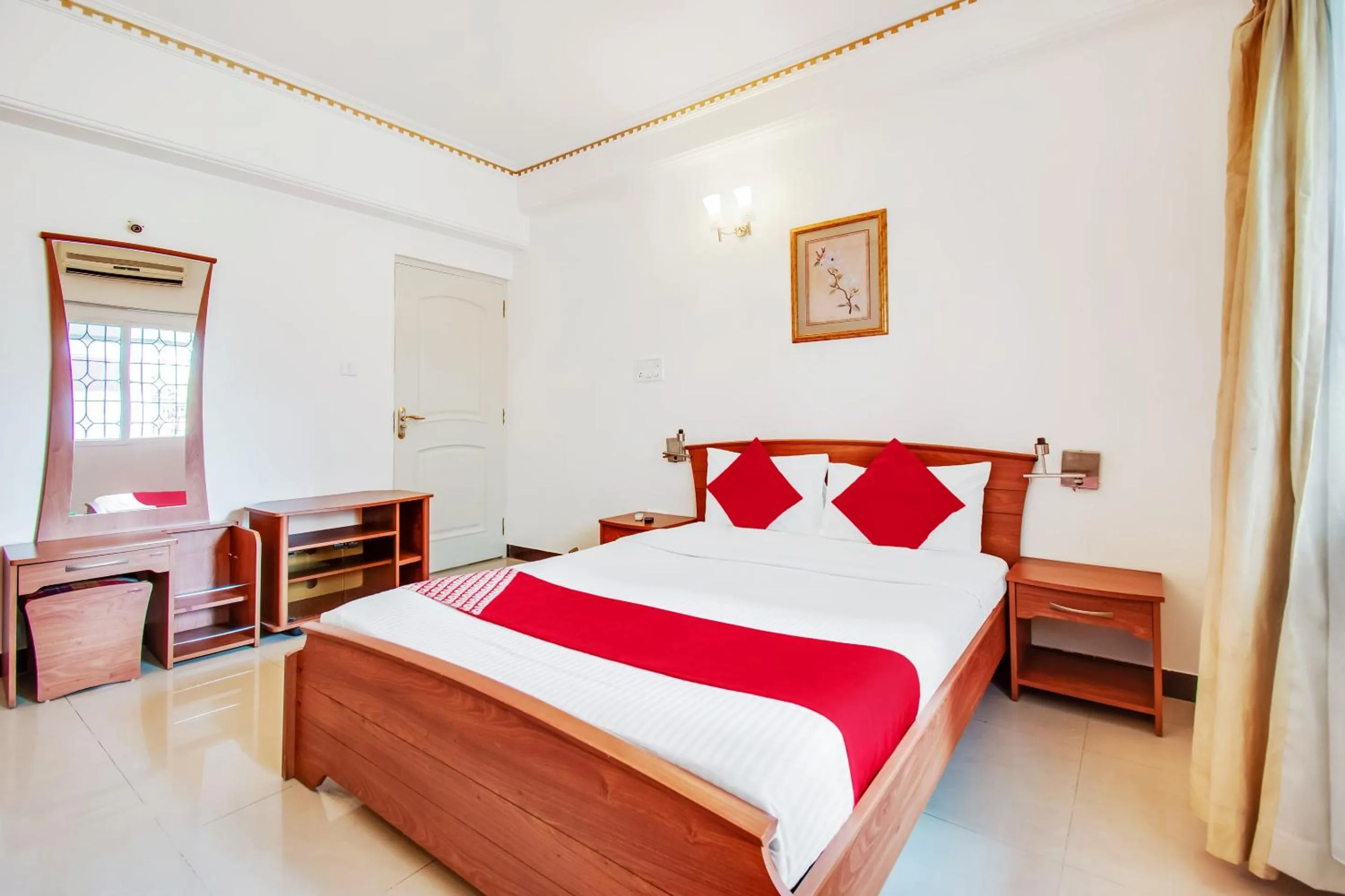 Bedroom, Bed in Super Hotel O Resida Elite Service Apartments Near Manipal hospital