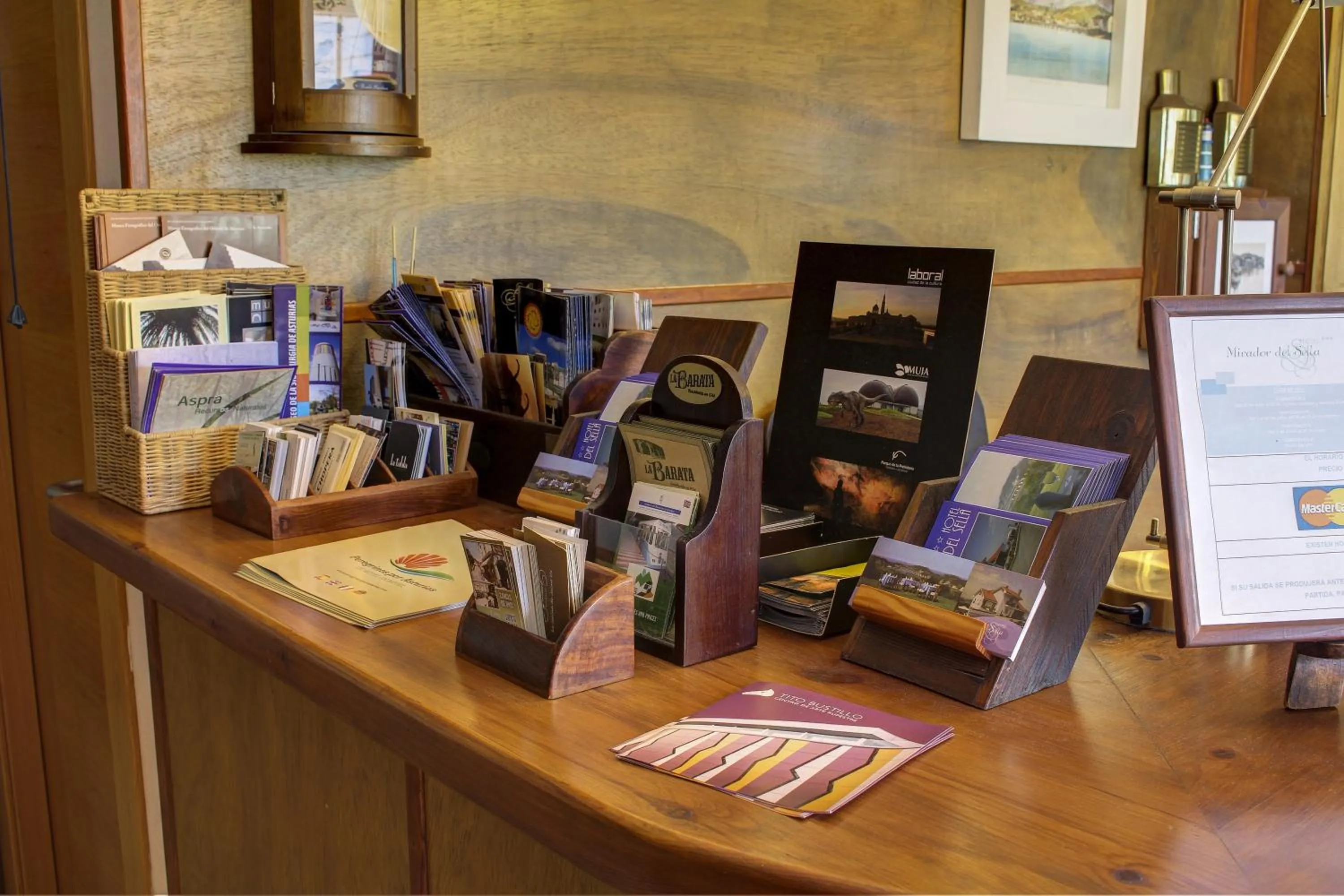 Lobby or reception in Hotel Mirador del Sella