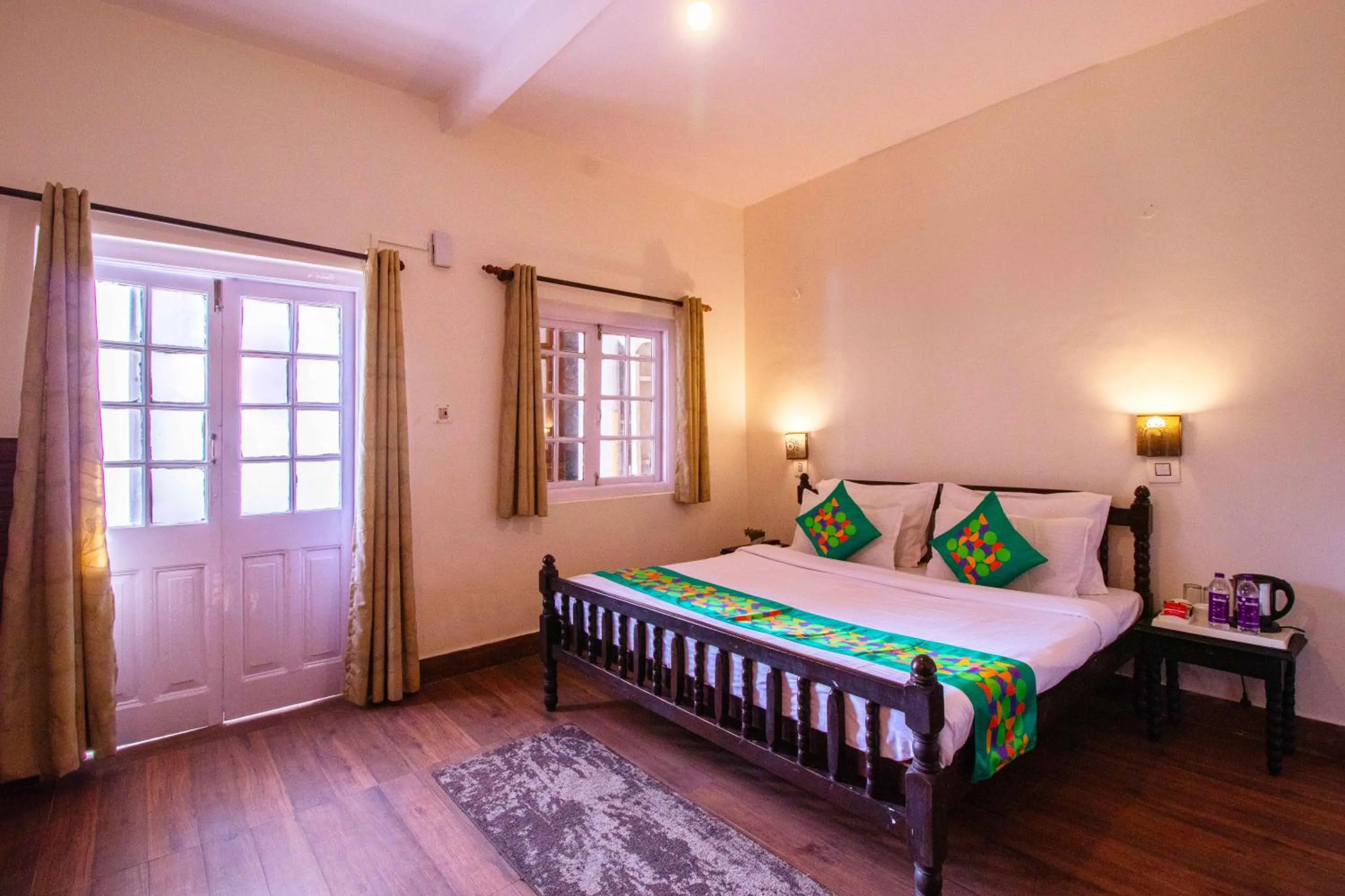 Bedroom, Bed in Treebo The Alpine Heritage Residency