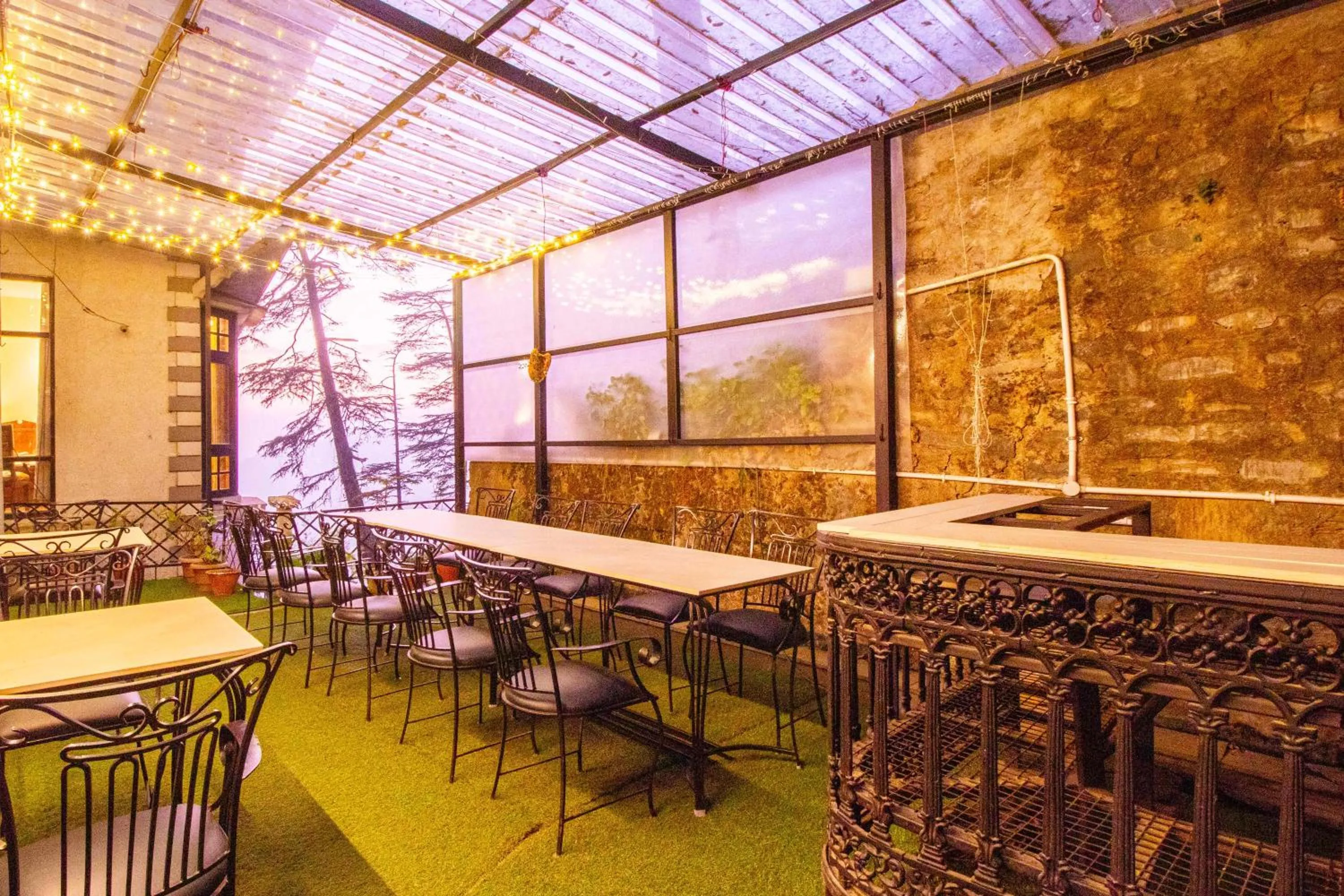 Dining area in Treebo The Alpine Heritage Residency