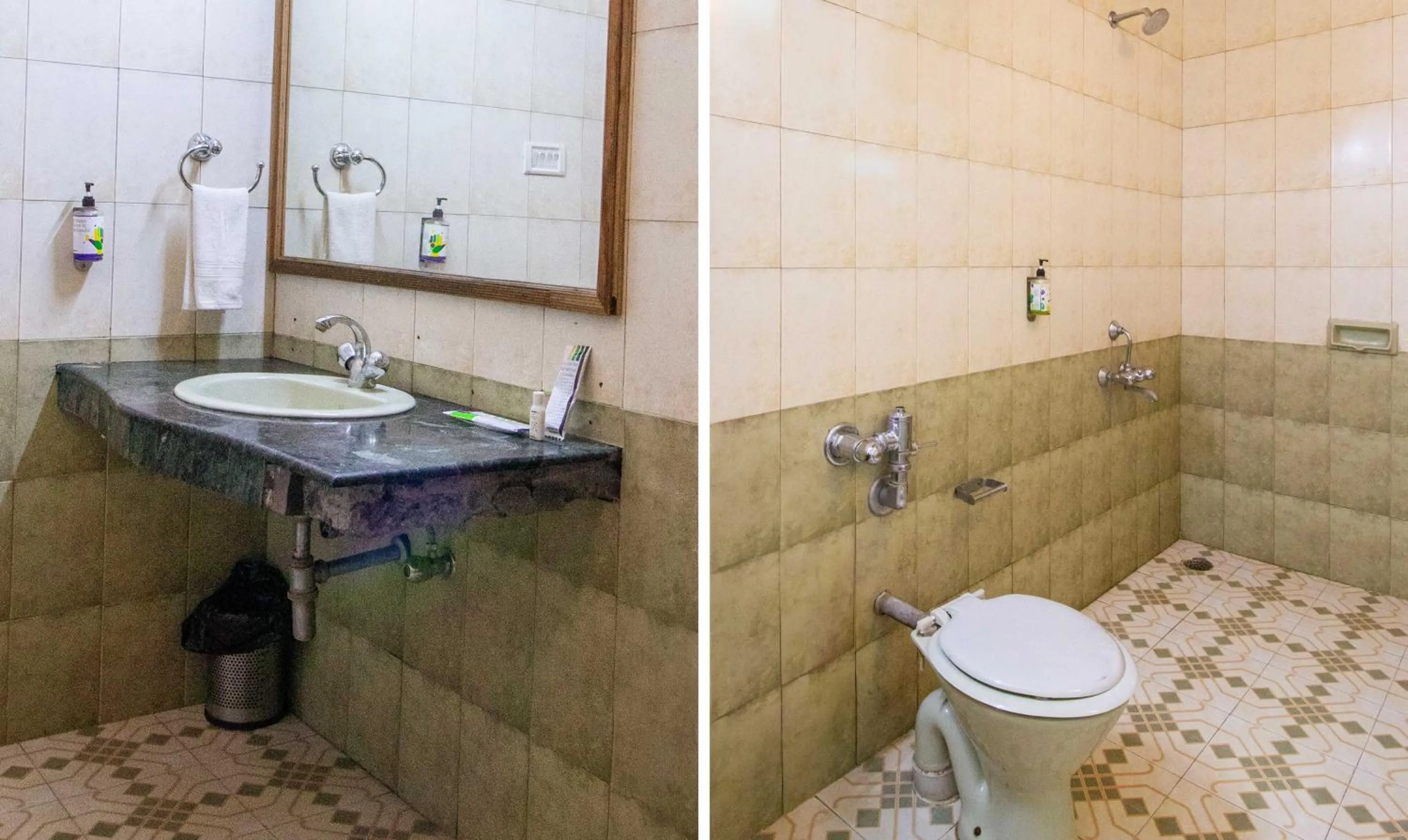 Bathroom in Treebo The Alpine Heritage Residency