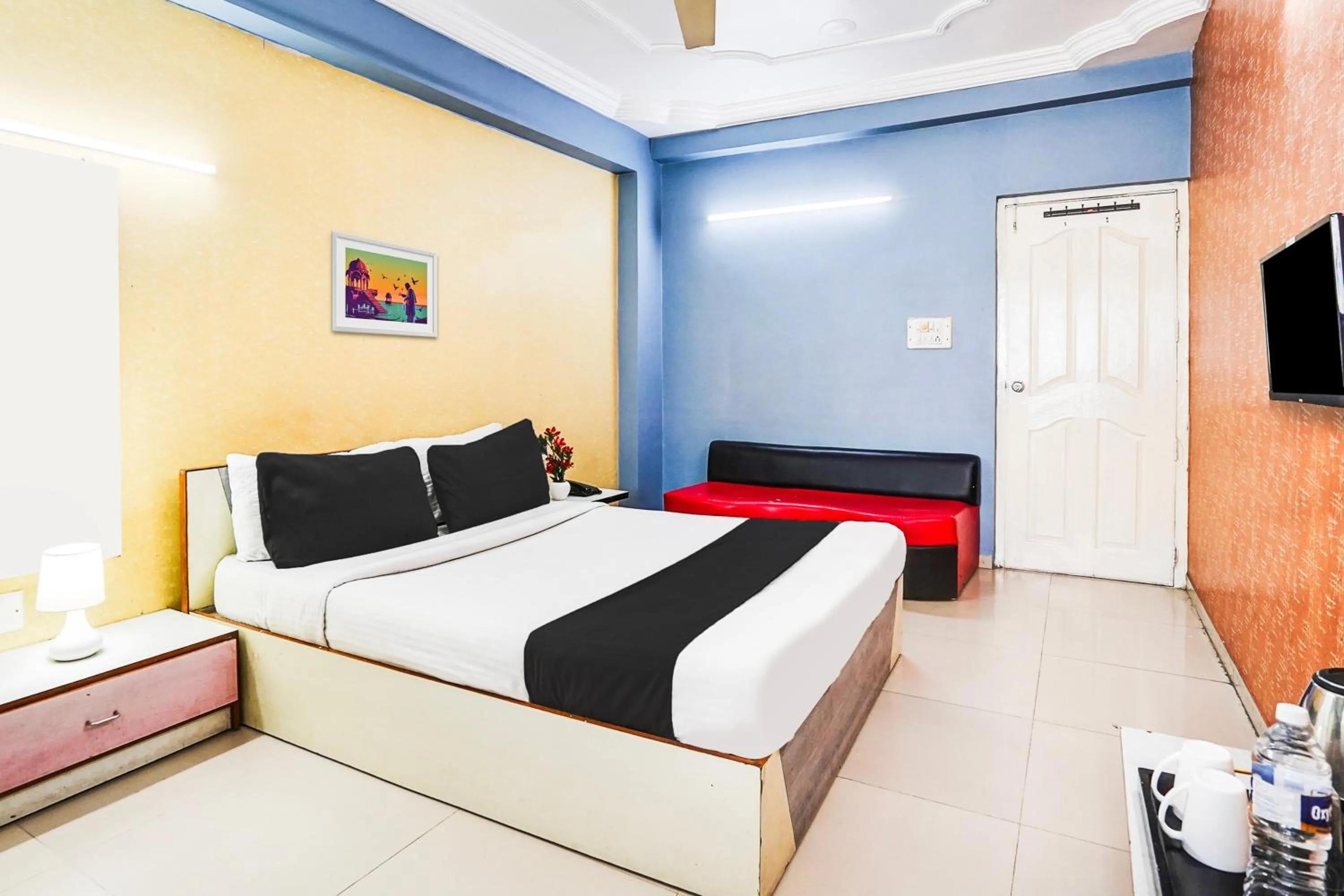 Bedroom, Bed in Hotel O Vibrant Residency