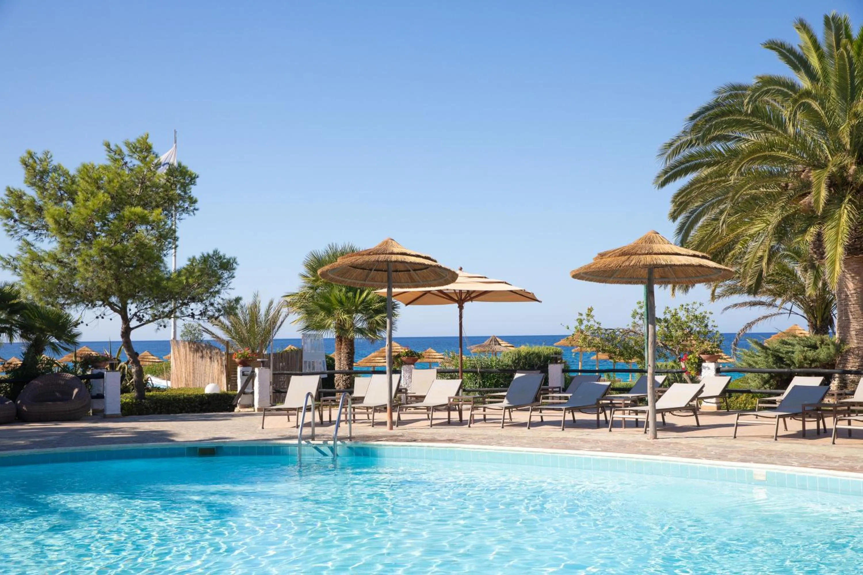 Pool view in Cormoran Hotel & Residence