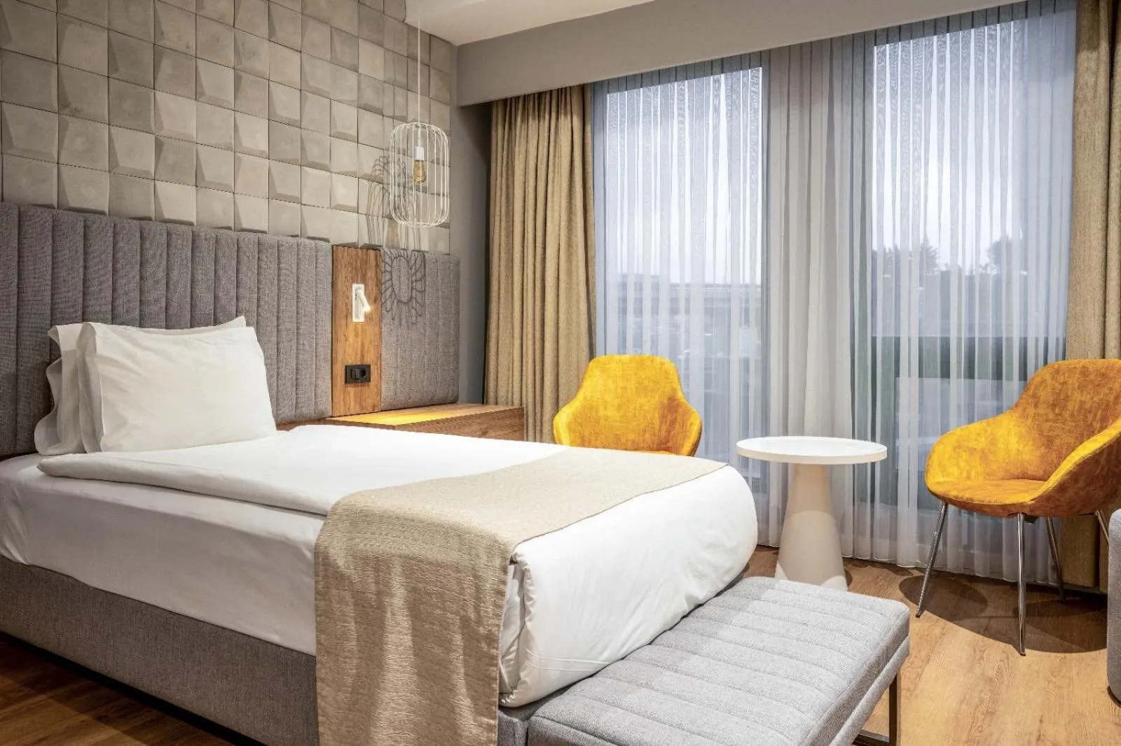 Bed in Sundance Hotel Istanbul