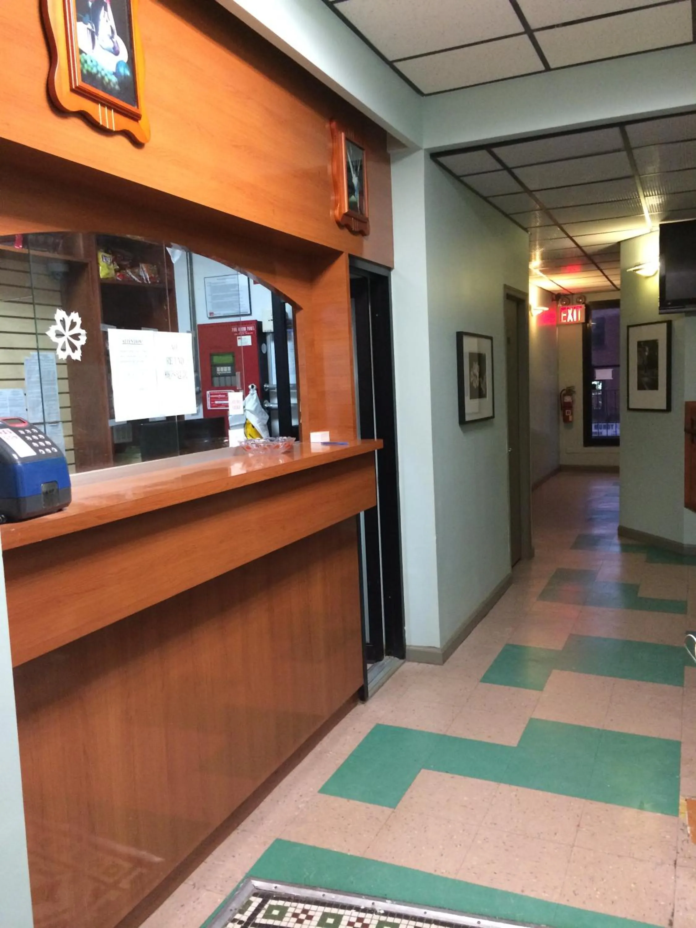 Lobby or reception in Manhattan Bowery Lodge
