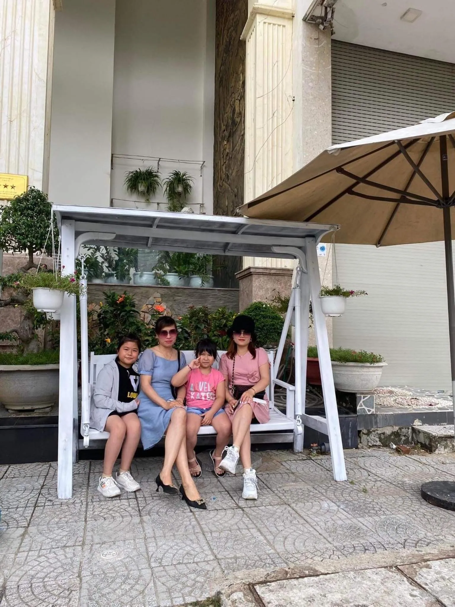 Patio in Titan Hotel Da Nang