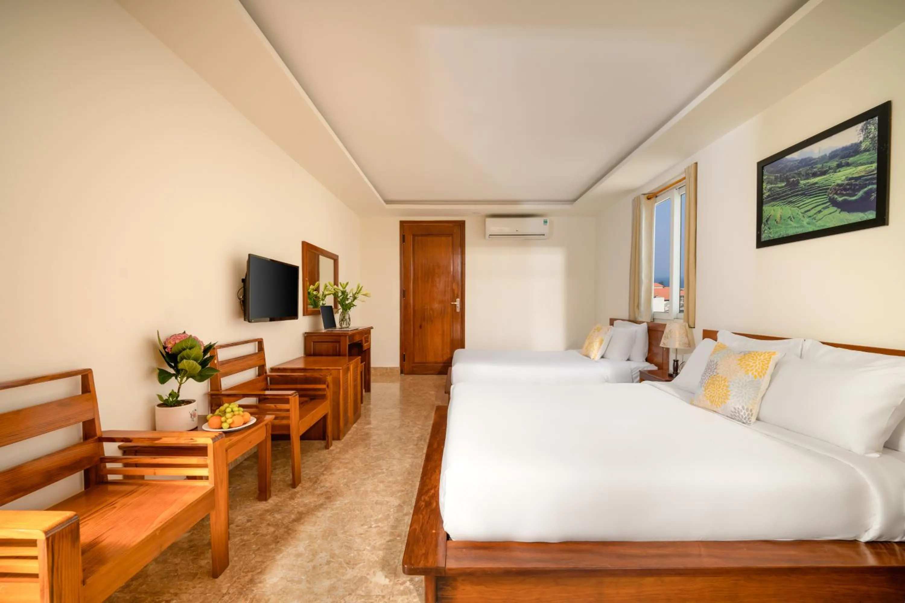 Bed in Titan Hotel Da Nang