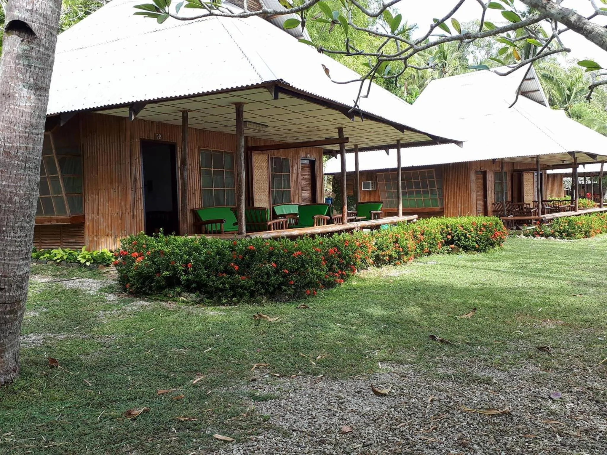 Garden view in Costa Aguada Island Resort, Inampulugan Island, Sibunag, Guimaras