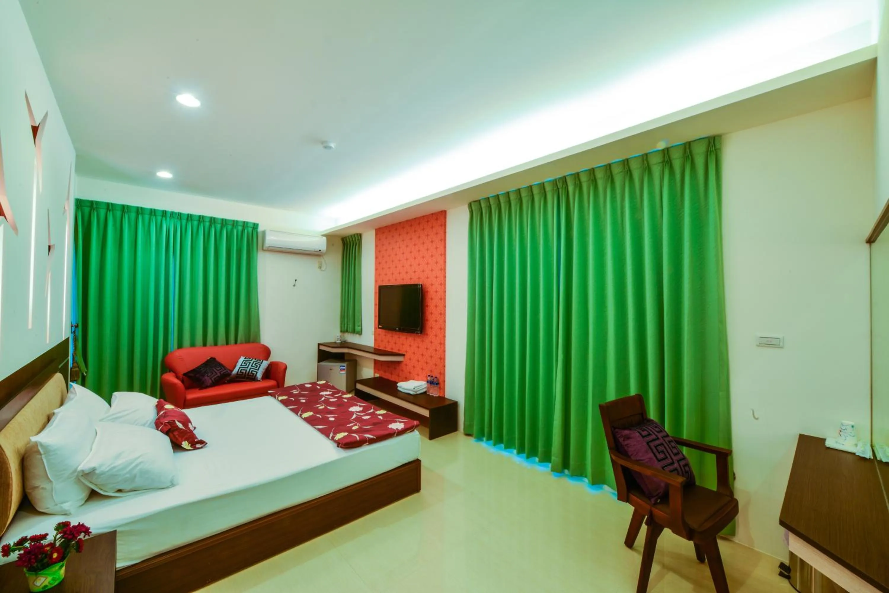 Decorative detail, Bed in 海角203民宿