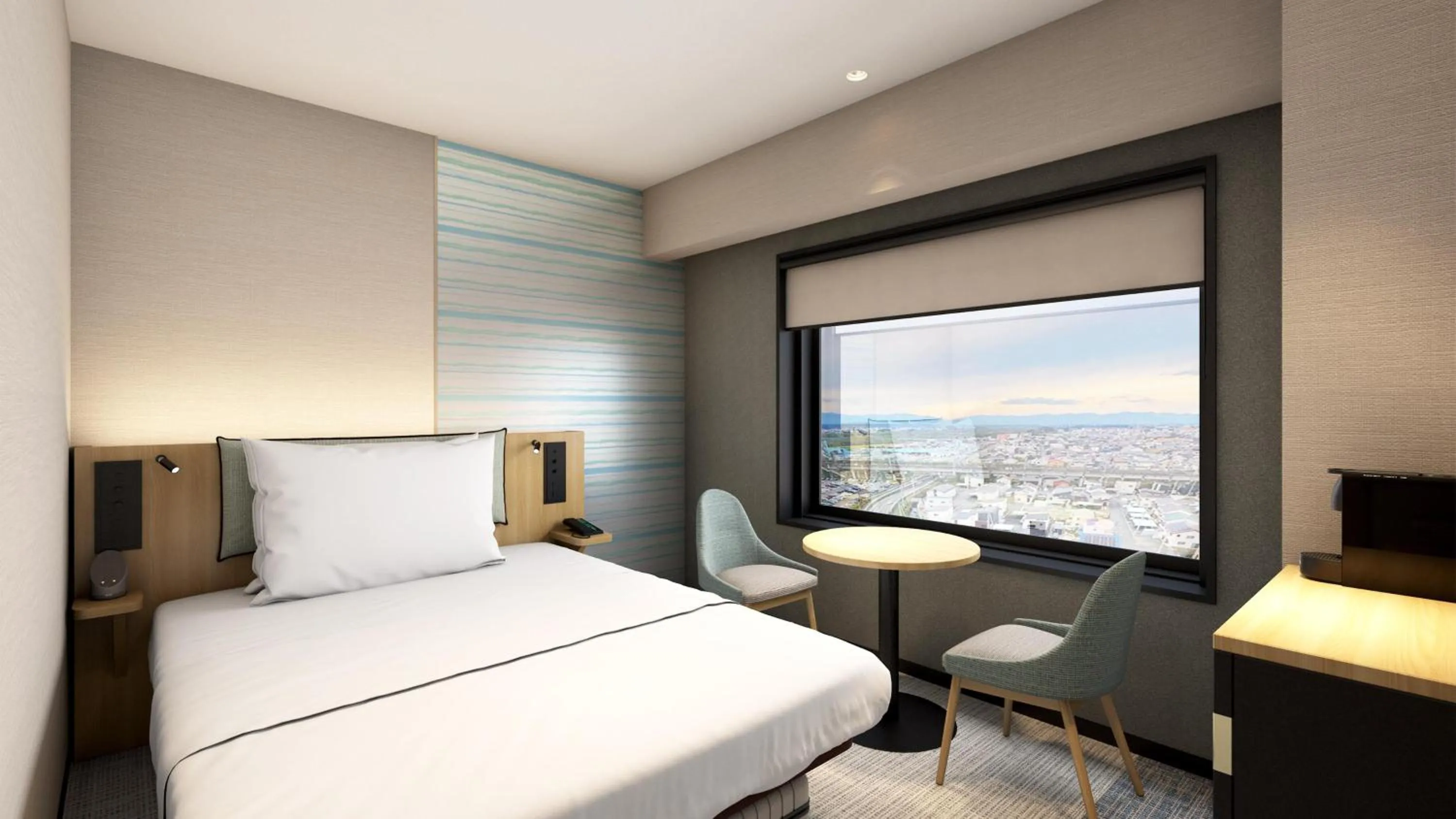 Photo of the whole room, Bed in ANA Holiday Inn Iwate Kitakami by IHG