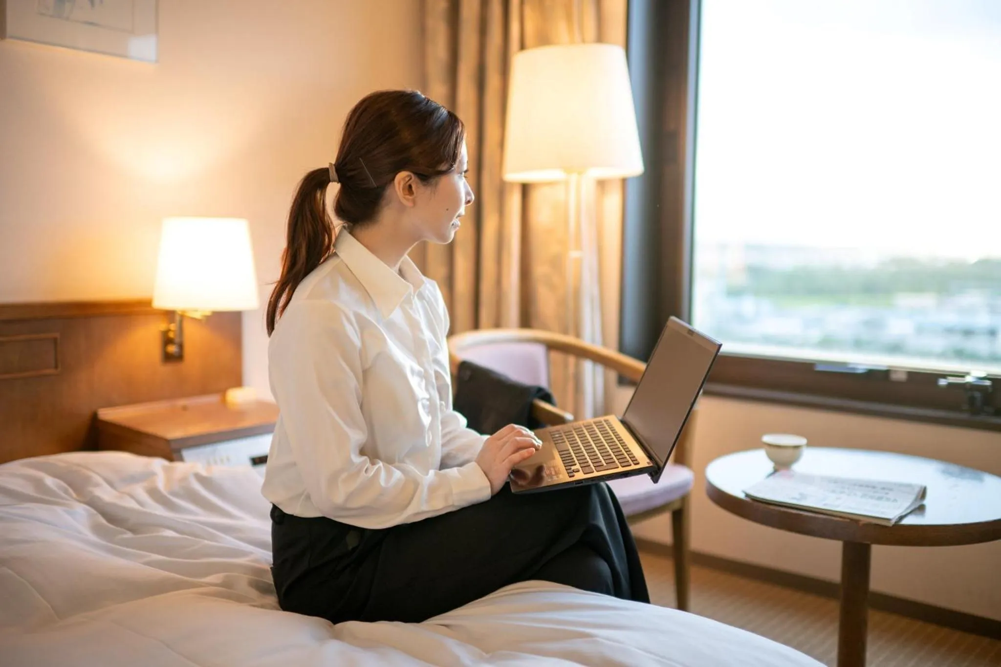 Photo of the whole room, Bed in ANA Holiday Inn Iwate Kitakami by IHG