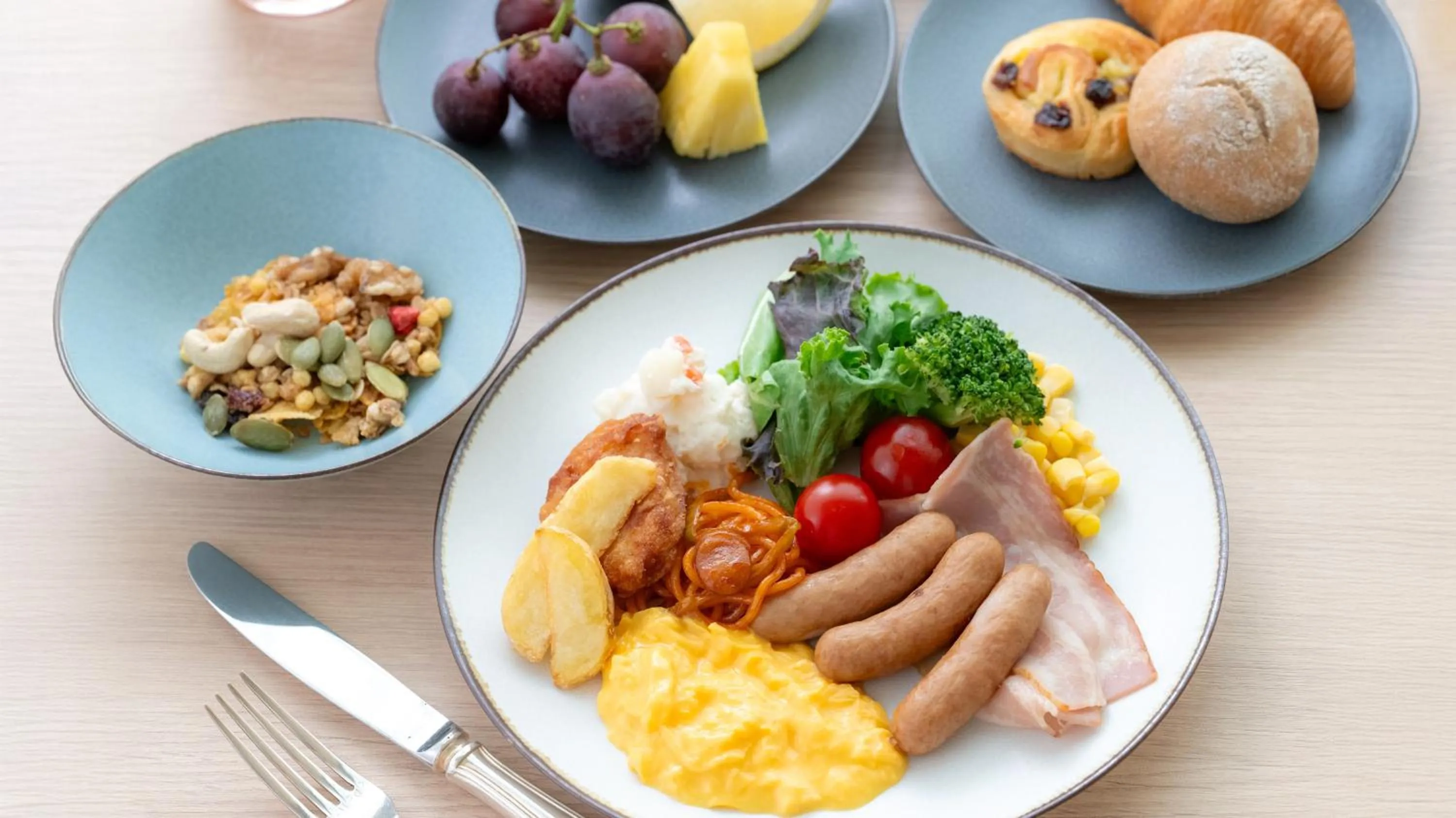 Breakfast in ANA Holiday Inn Iwate Kitakami by IHG