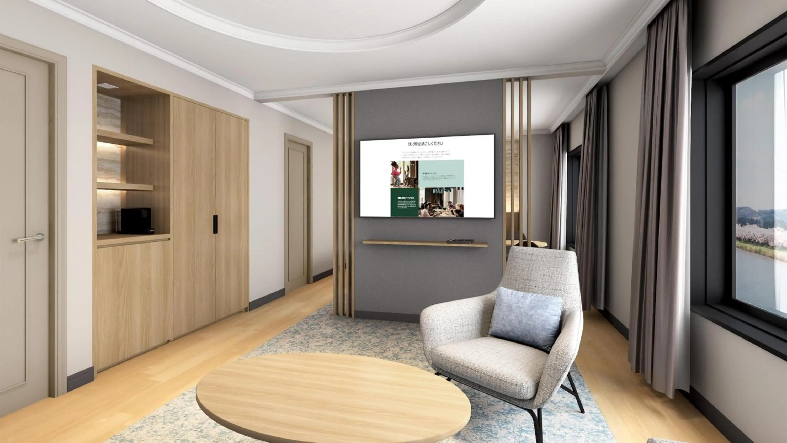 Photo of the whole room in ANA Holiday Inn Iwate Kitakami by IHG