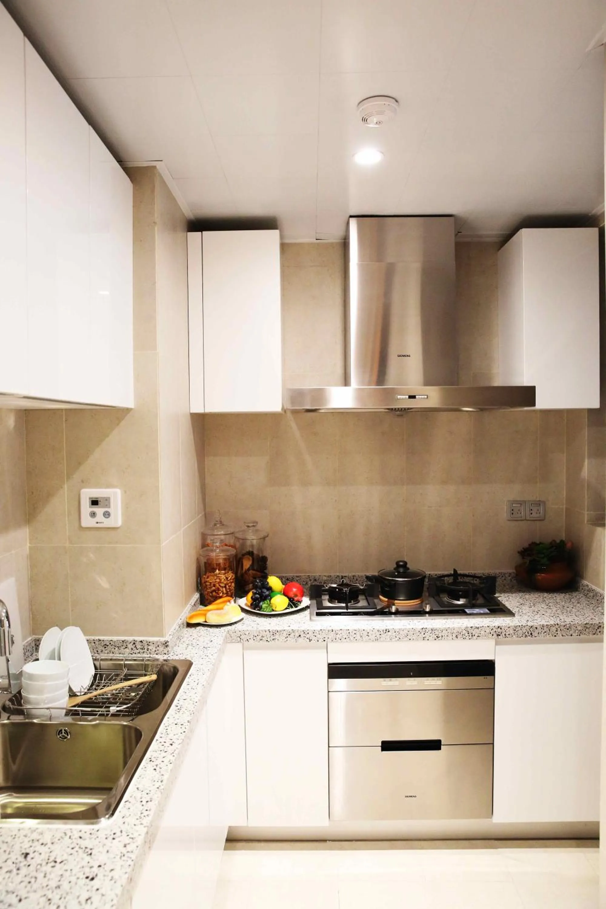 Kitchen or kitchenette in Green Court Place Jingqiao Middle Ring Shanghai