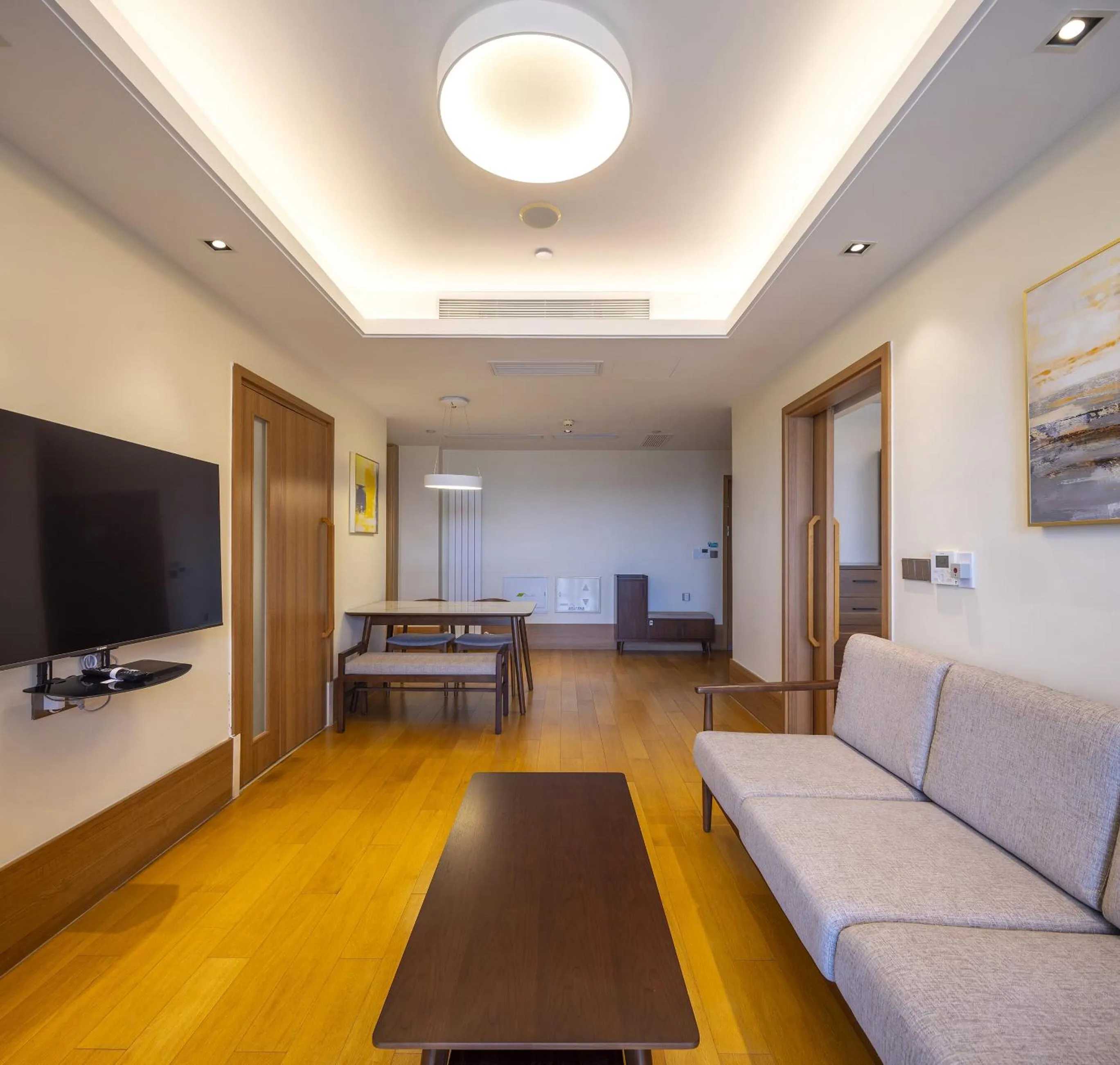 Living room in Green Court Place Jingqiao Middle Ring Shanghai