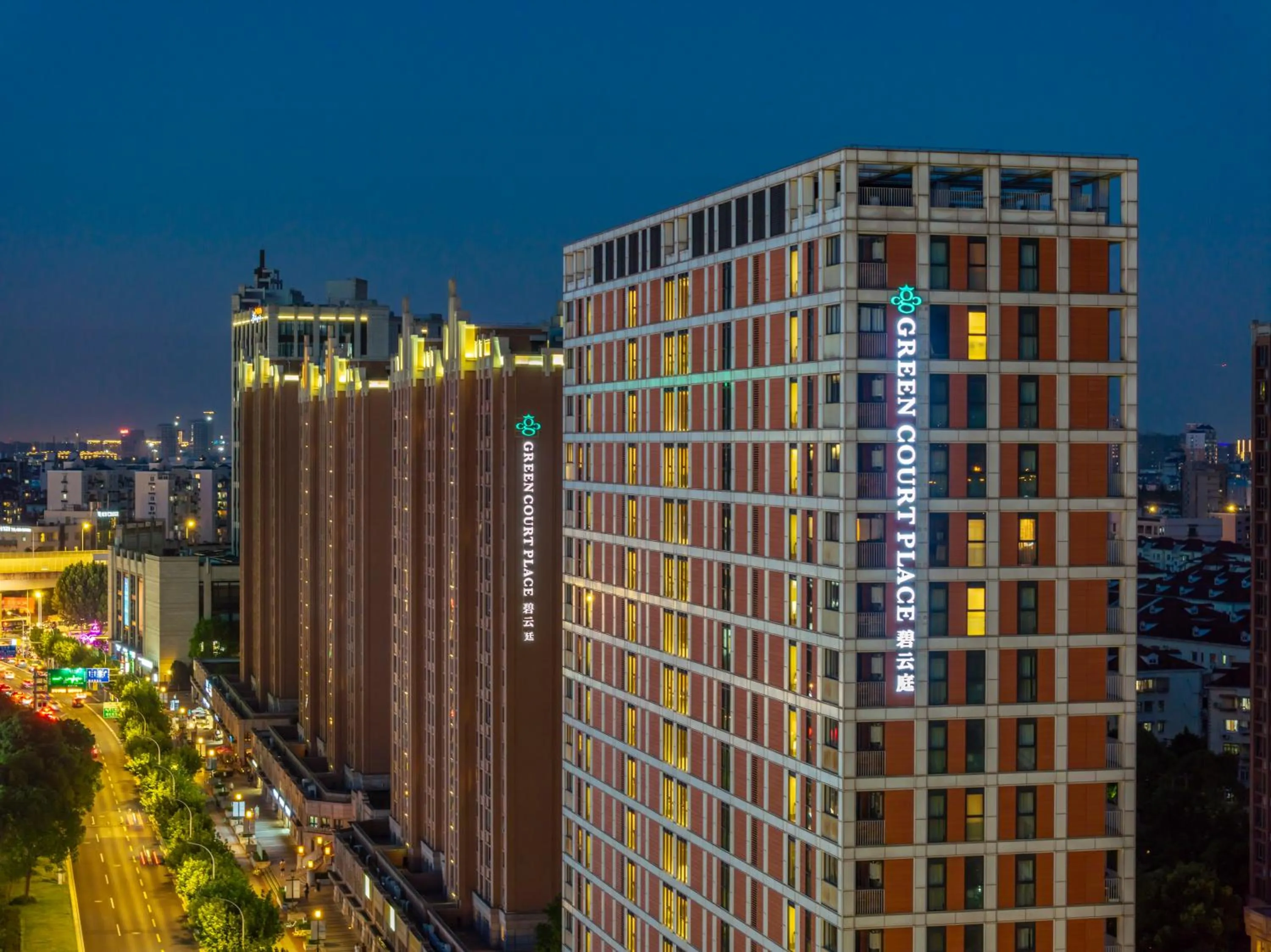 Property building in Green Court Place Jingqiao Middle Ring Shanghai