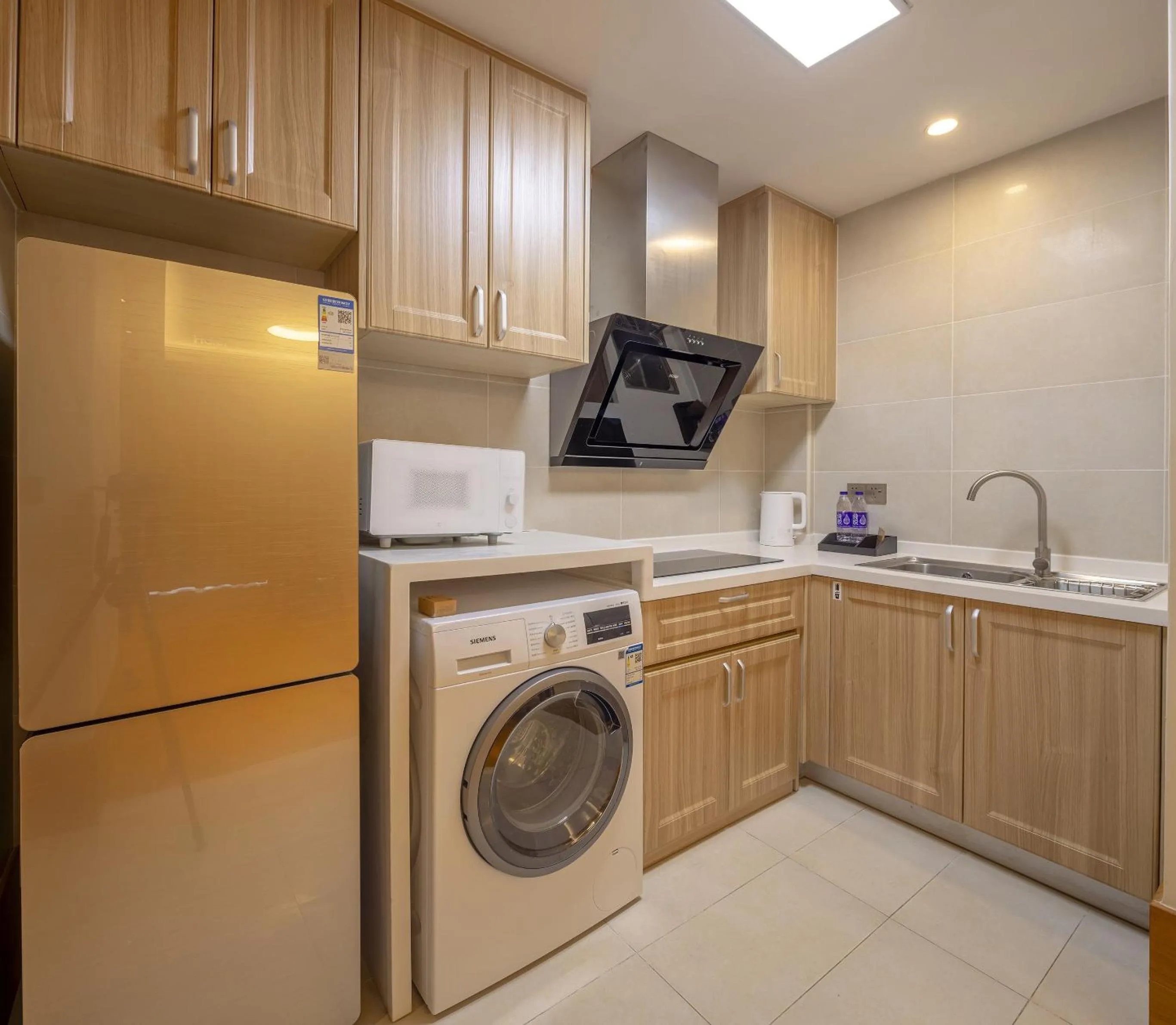 Kitchen or kitchenette in Green Court Place Jingqiao Middle Ring Shanghai