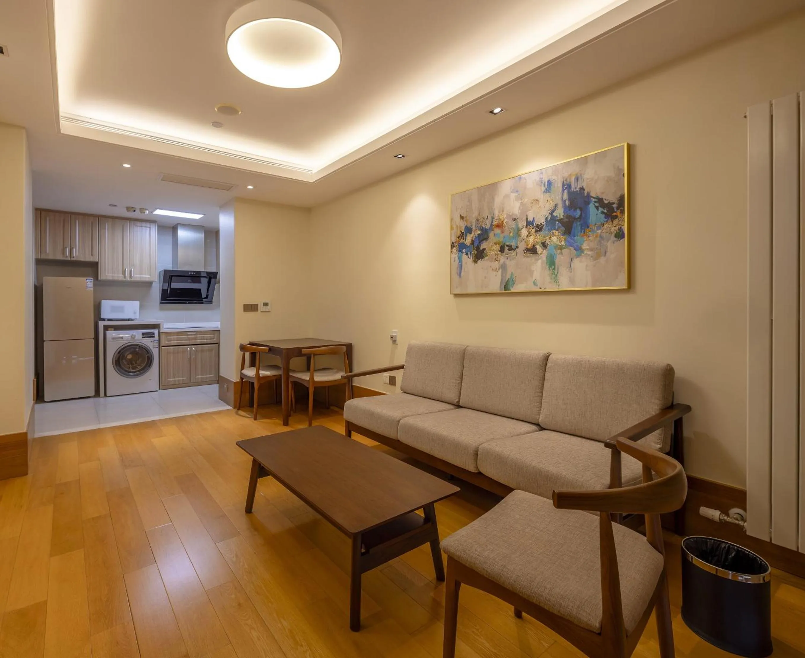 Living room in Green Court Place Jingqiao Middle Ring Shanghai