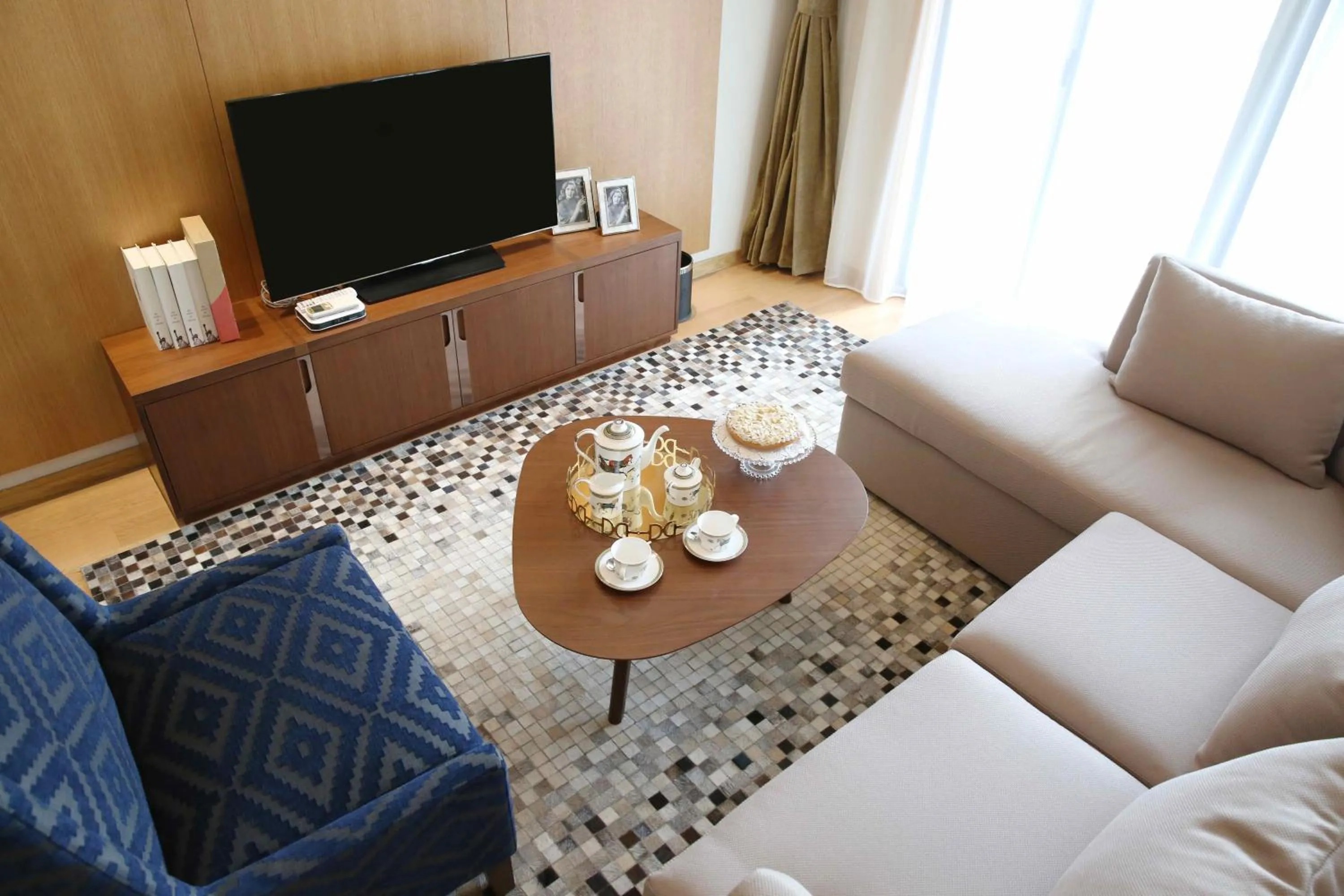 Living room in Green Court Place Jingqiao Middle Ring Shanghai