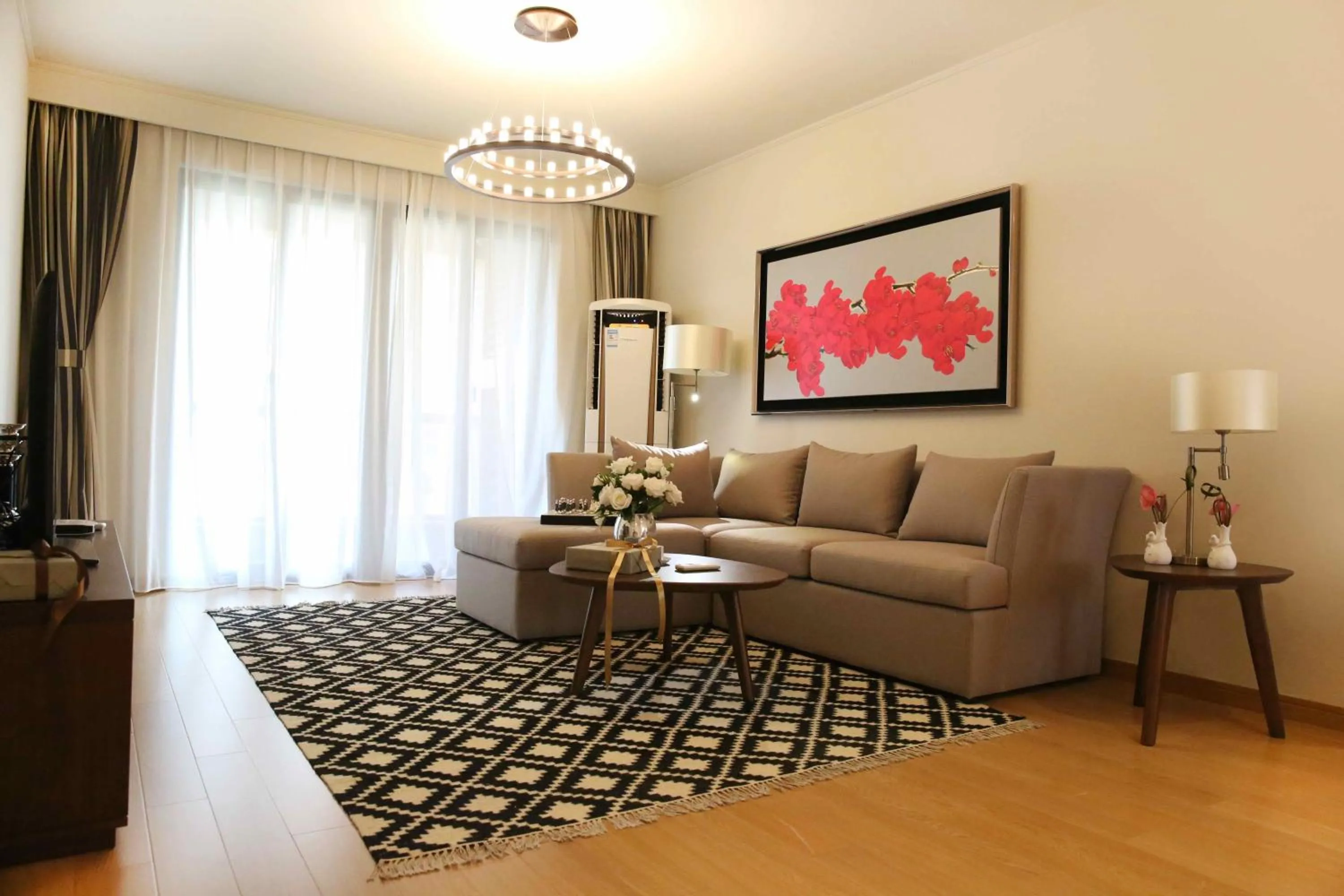 Living room in Green Court Place Jingqiao Middle Ring Shanghai