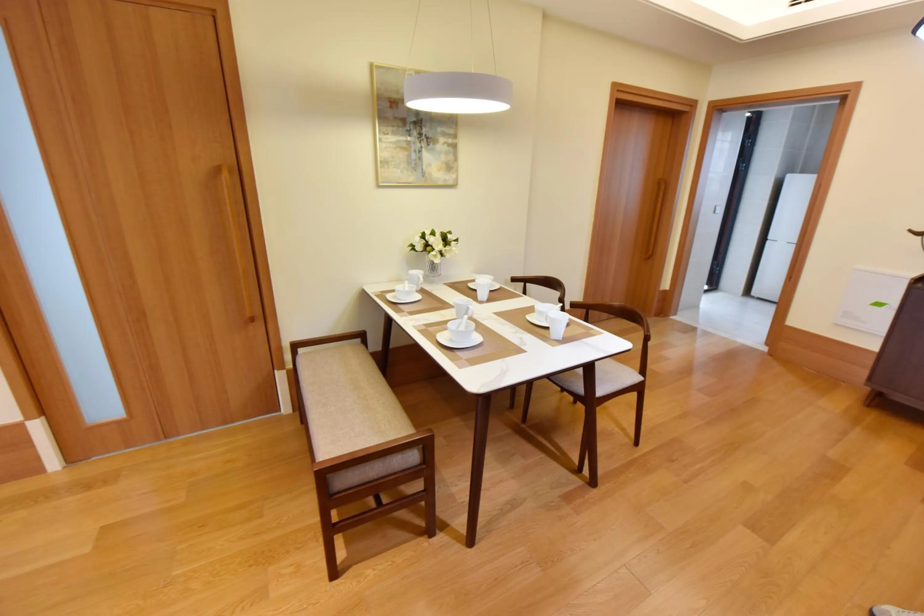 Living room in Green Court Place Jingqiao Middle Ring Shanghai