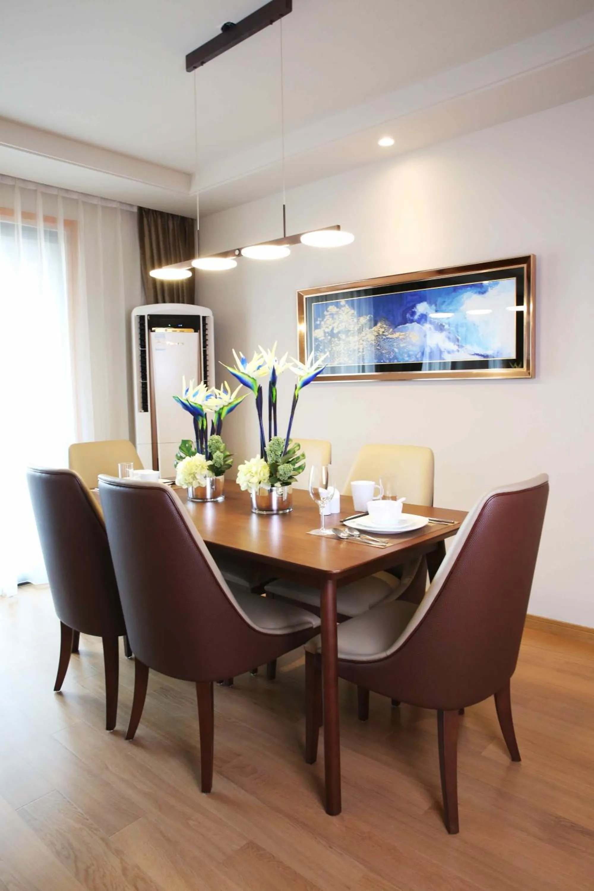 Dining area in Green Court Place Jingqiao Middle Ring Shanghai