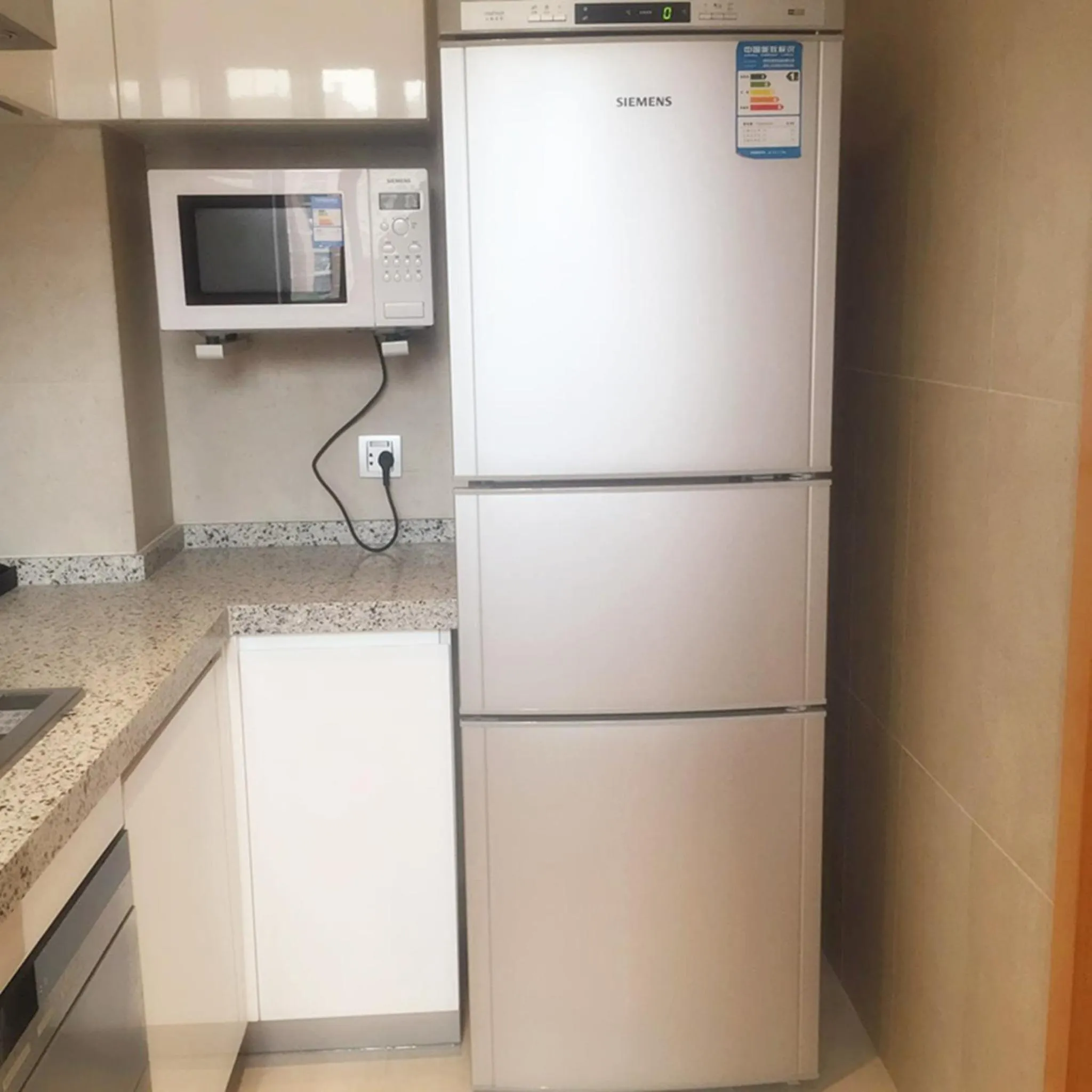 Kitchen or kitchenette in Green Court Place Jingqiao Middle Ring Shanghai