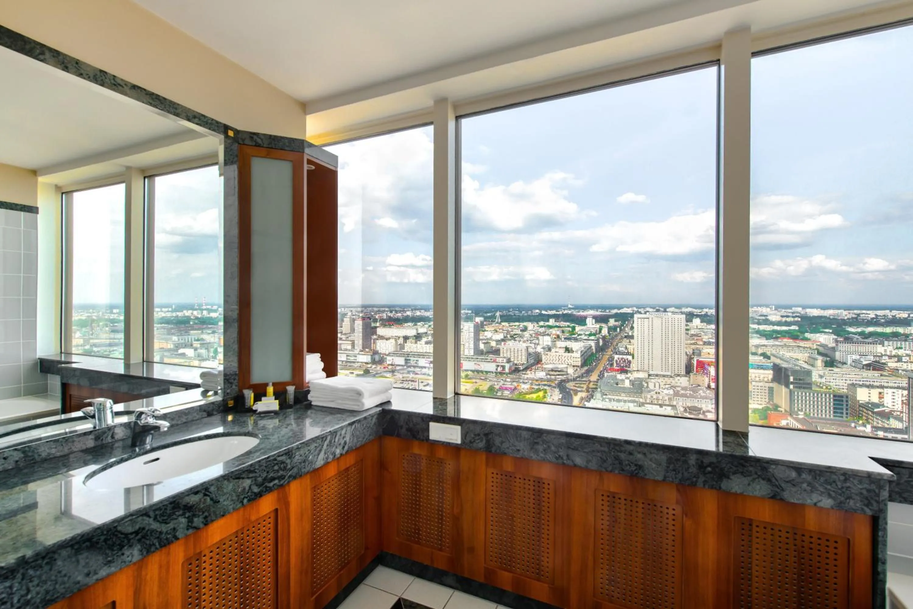 Bathroom in Warsaw Presidential Hotel