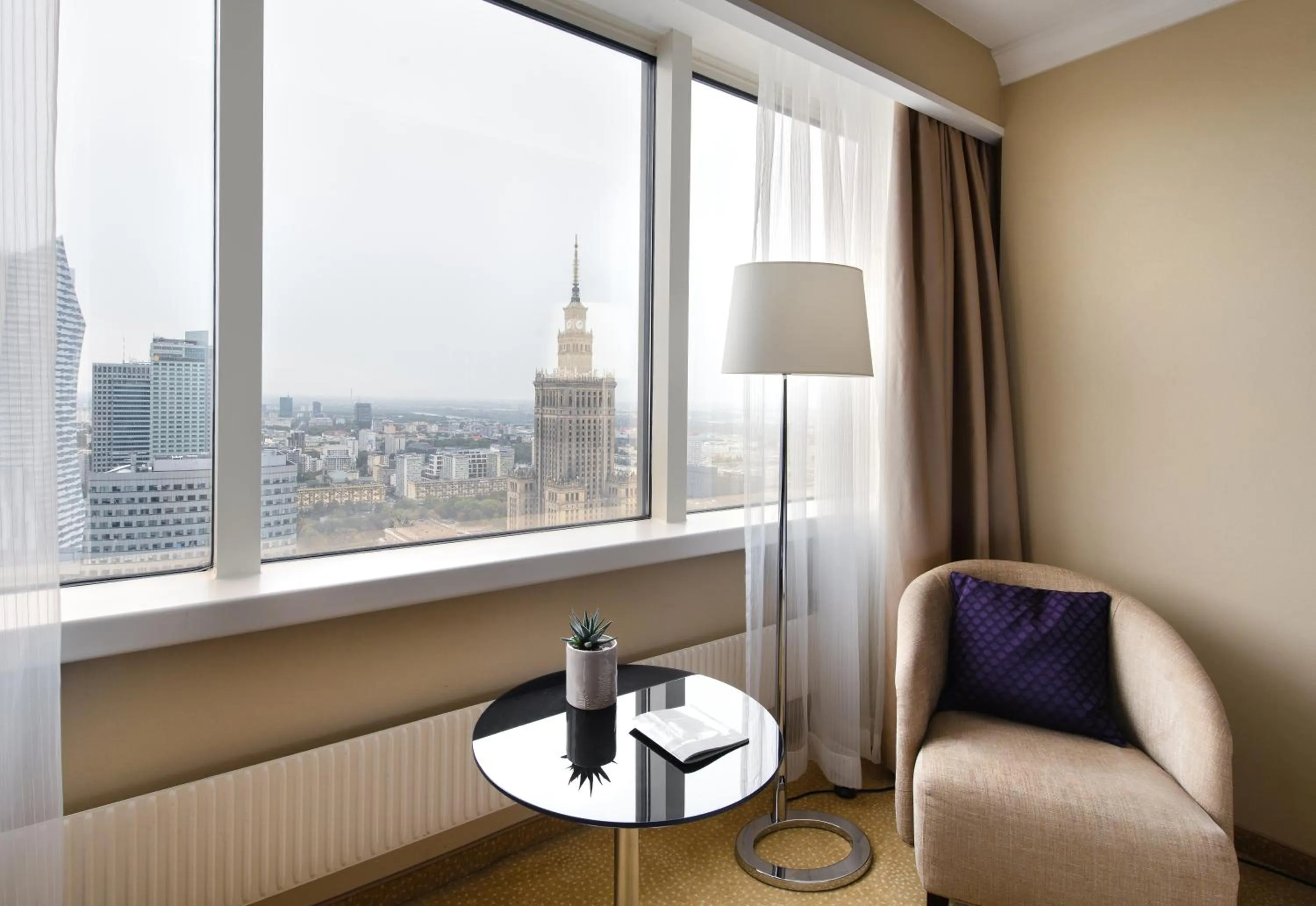 City view in Warsaw Presidential Hotel