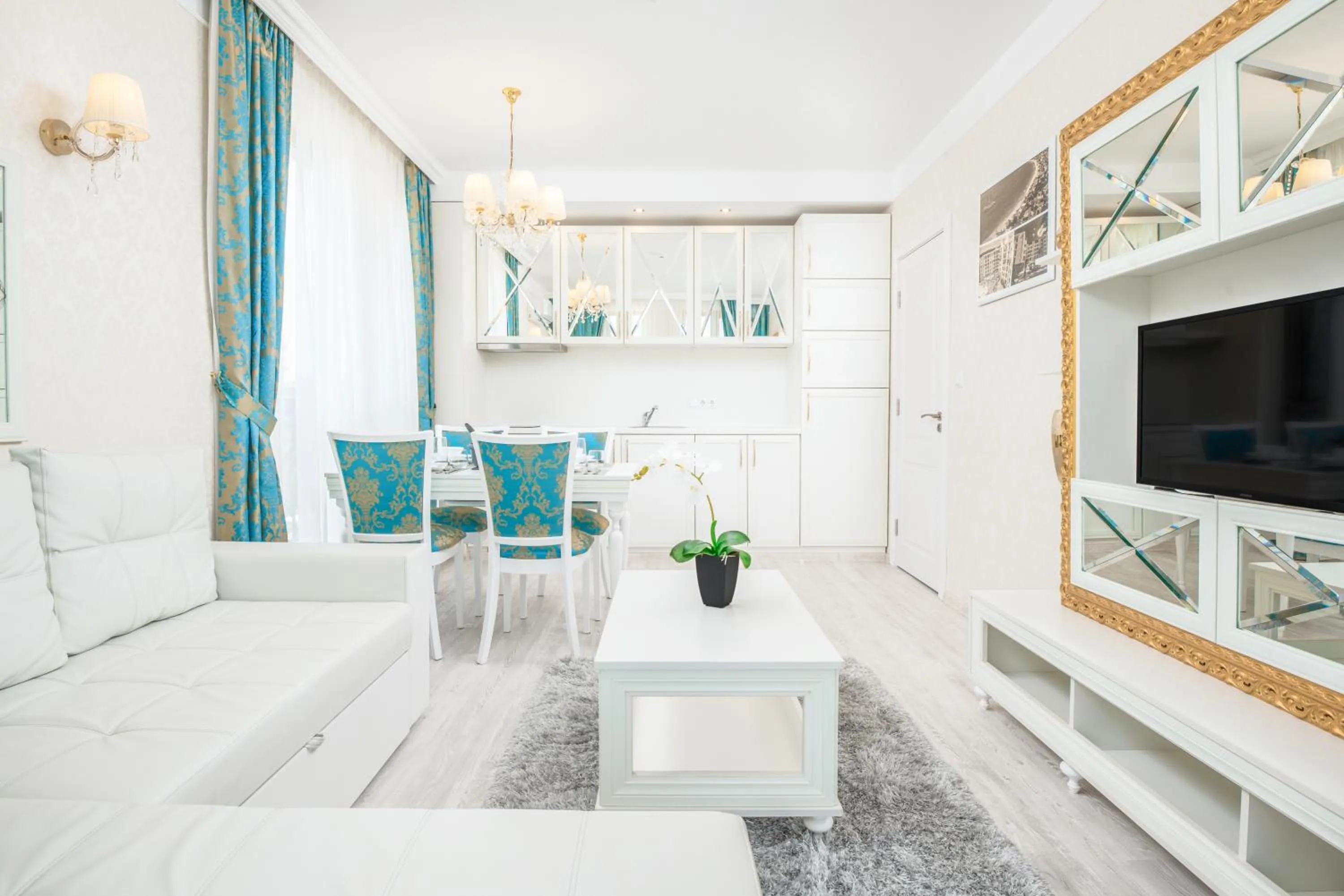 Living room in Harmony Suites Saint Vlas