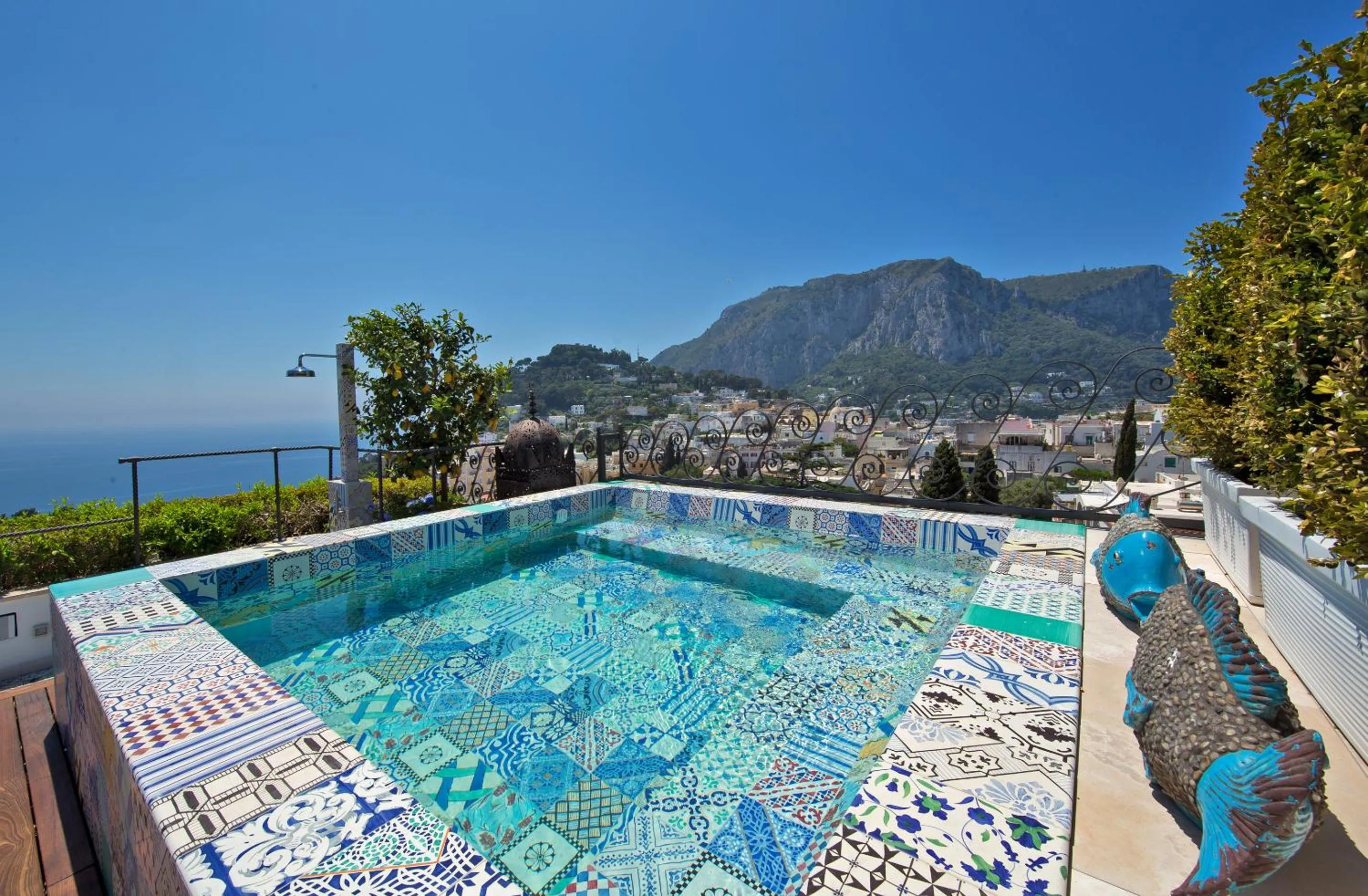 Balcony/Terrace in Capri Tiberio Palace - The Leading Hotels of the World